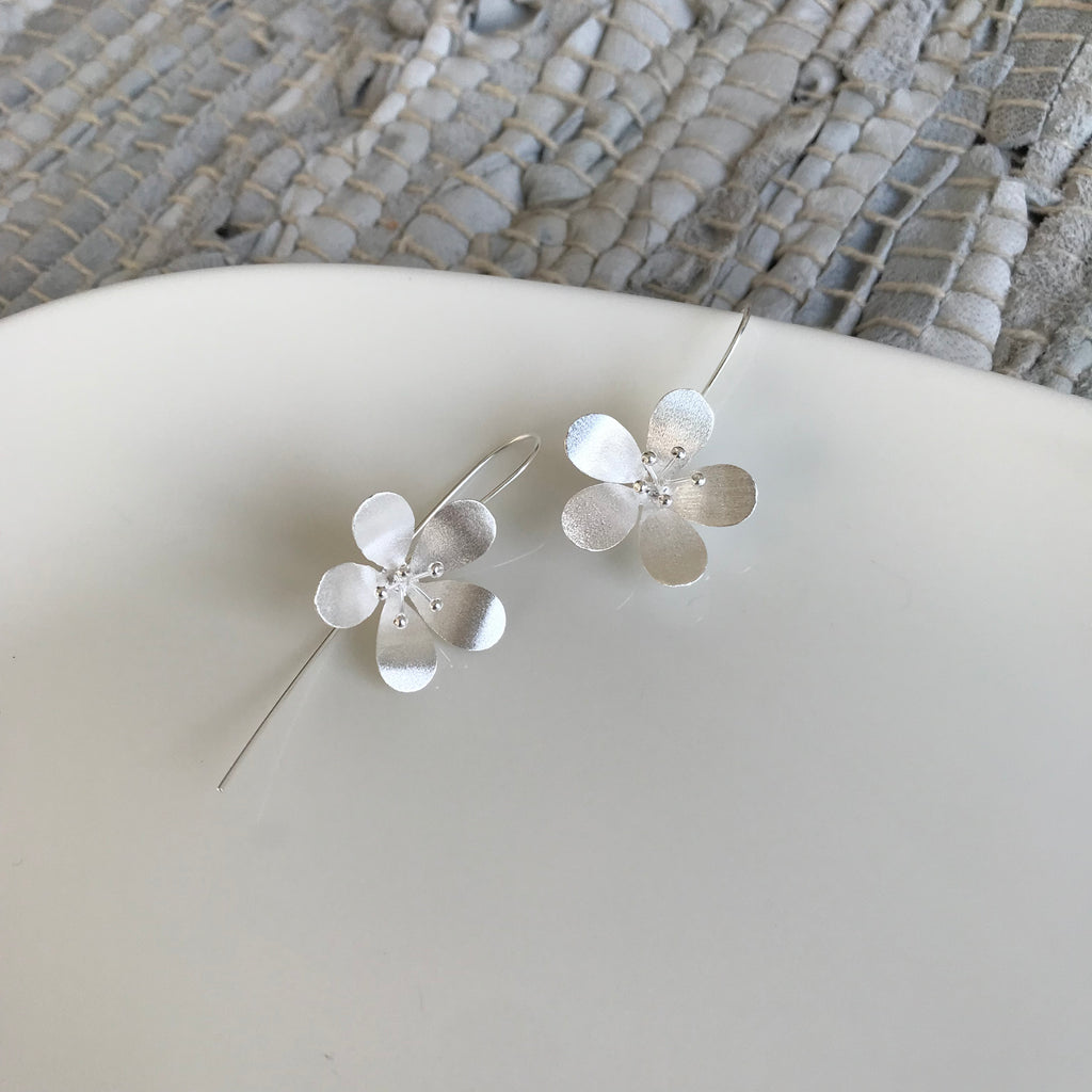 Matte Petal Cluster Earrings
