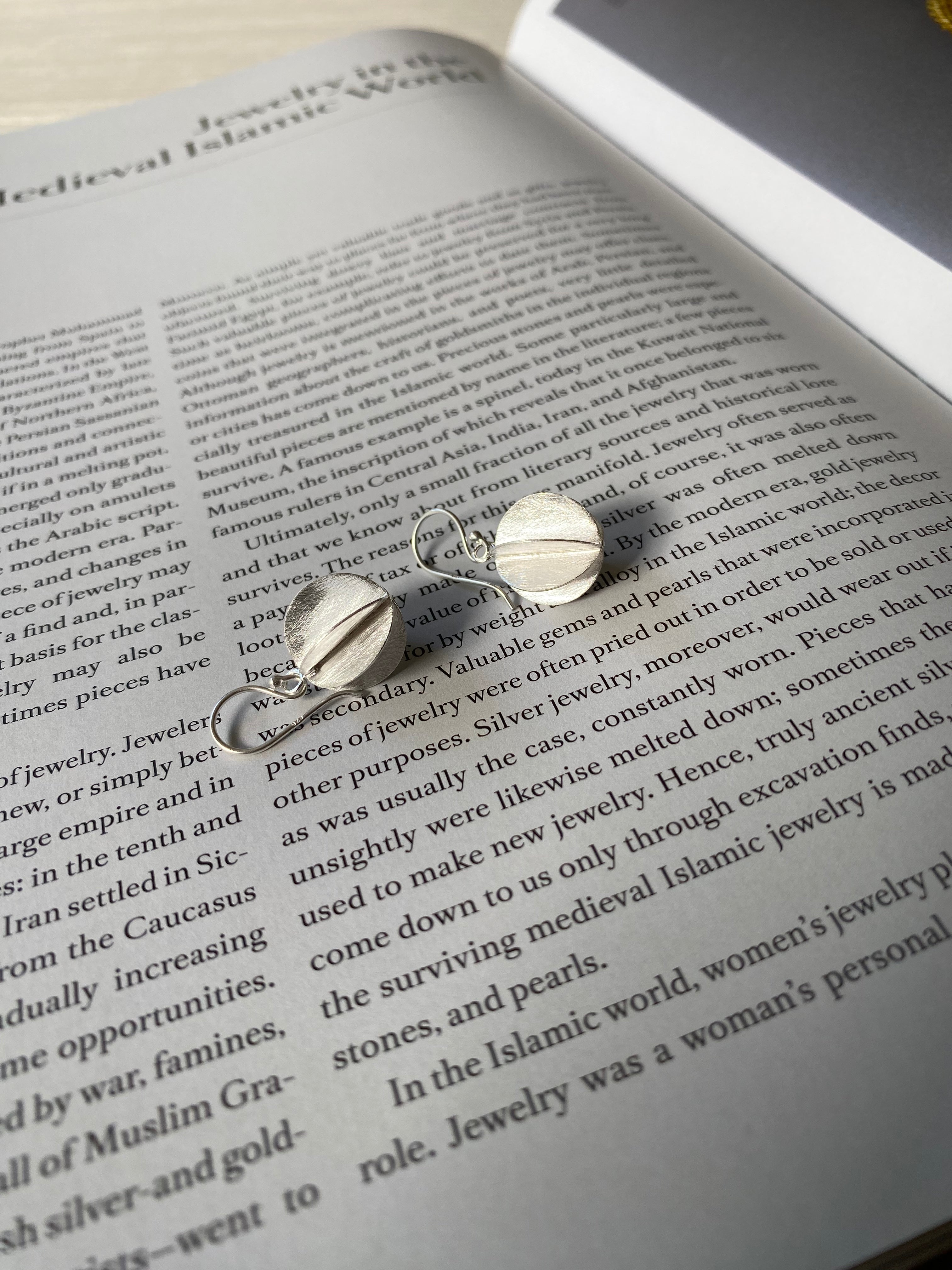 Matte Sphere Drop Earrings