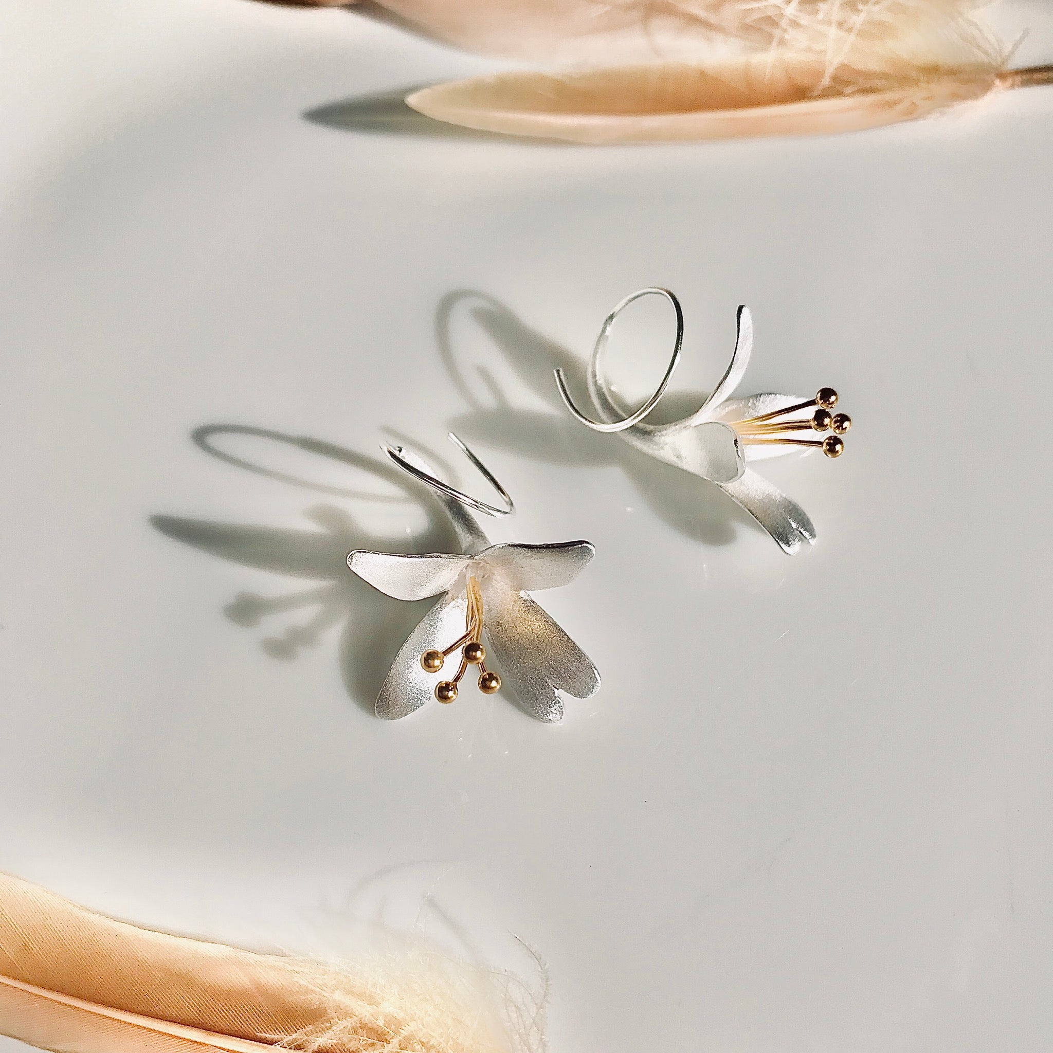 Matte Lily Earrings