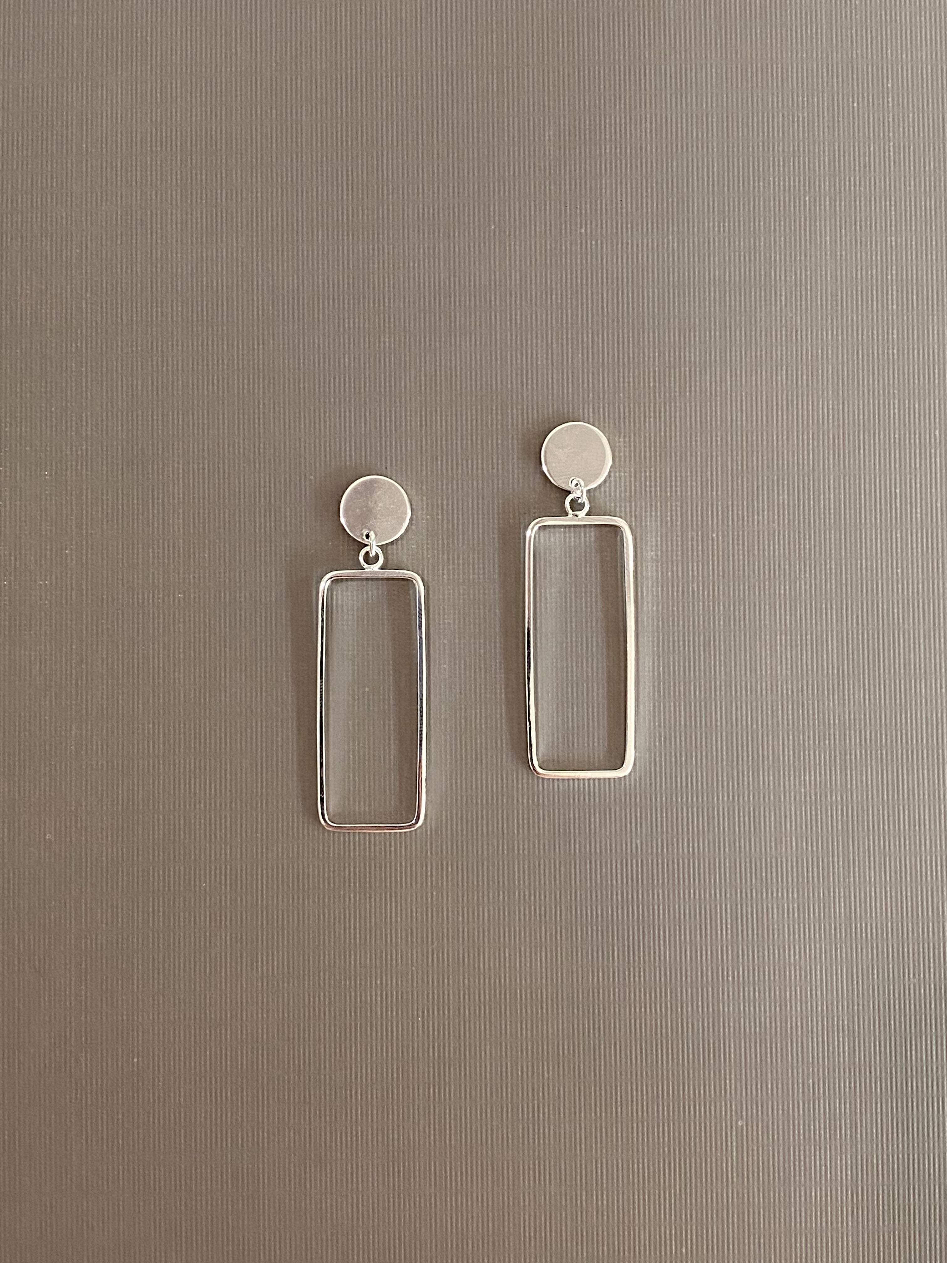 Rectangular Frame Earrings