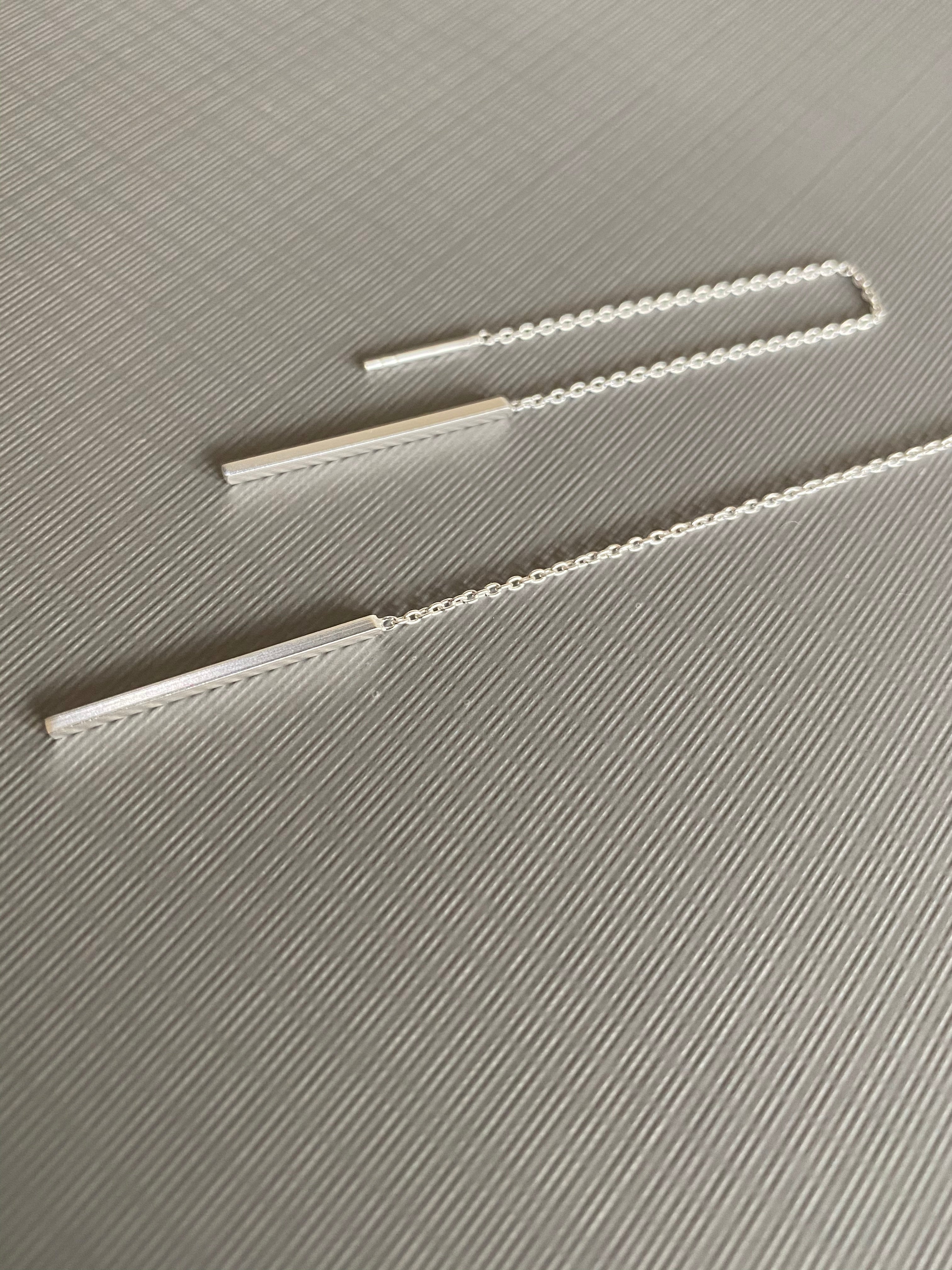 Bar Threader Earrings