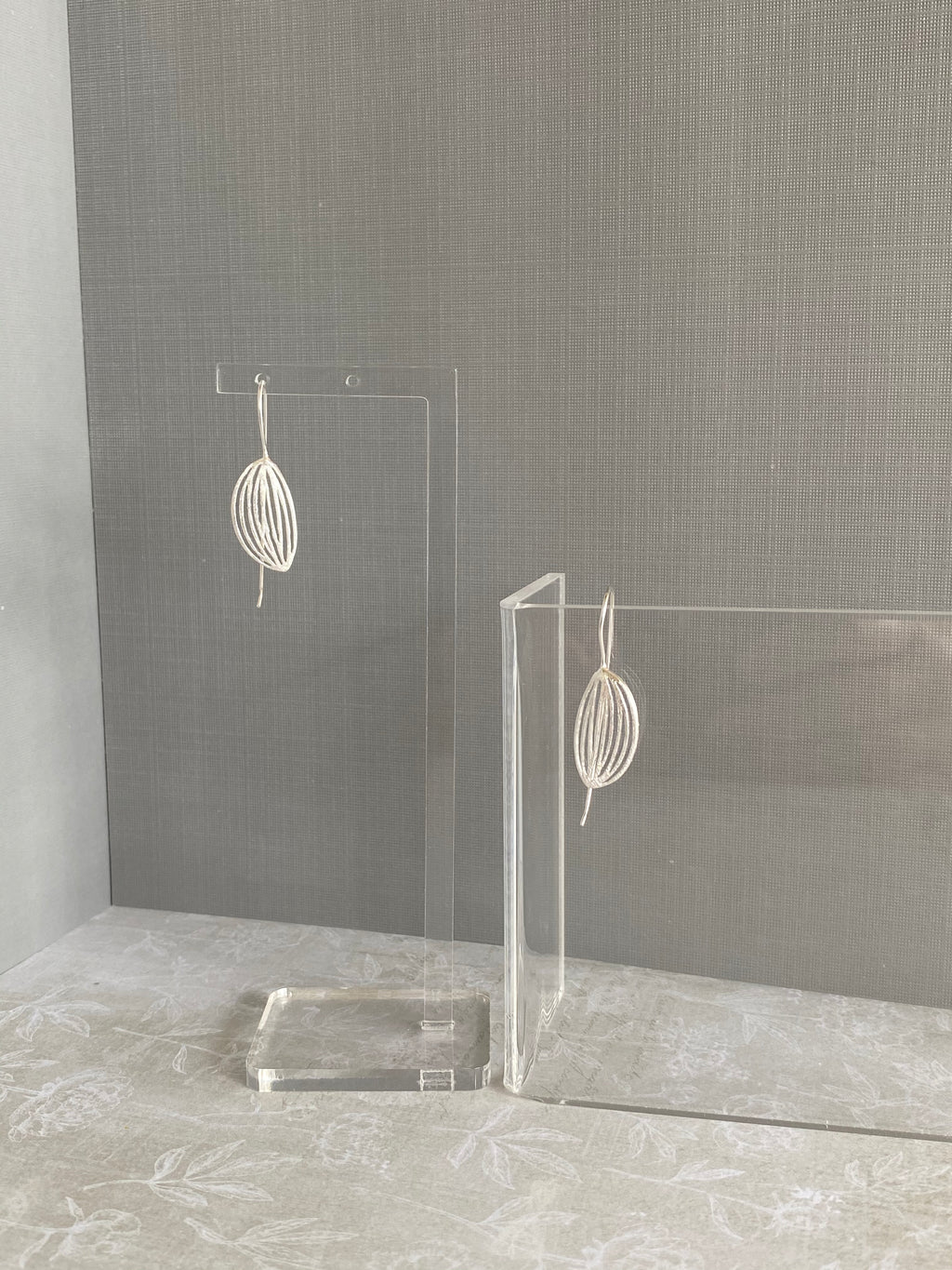 Silver Leaf Earrings