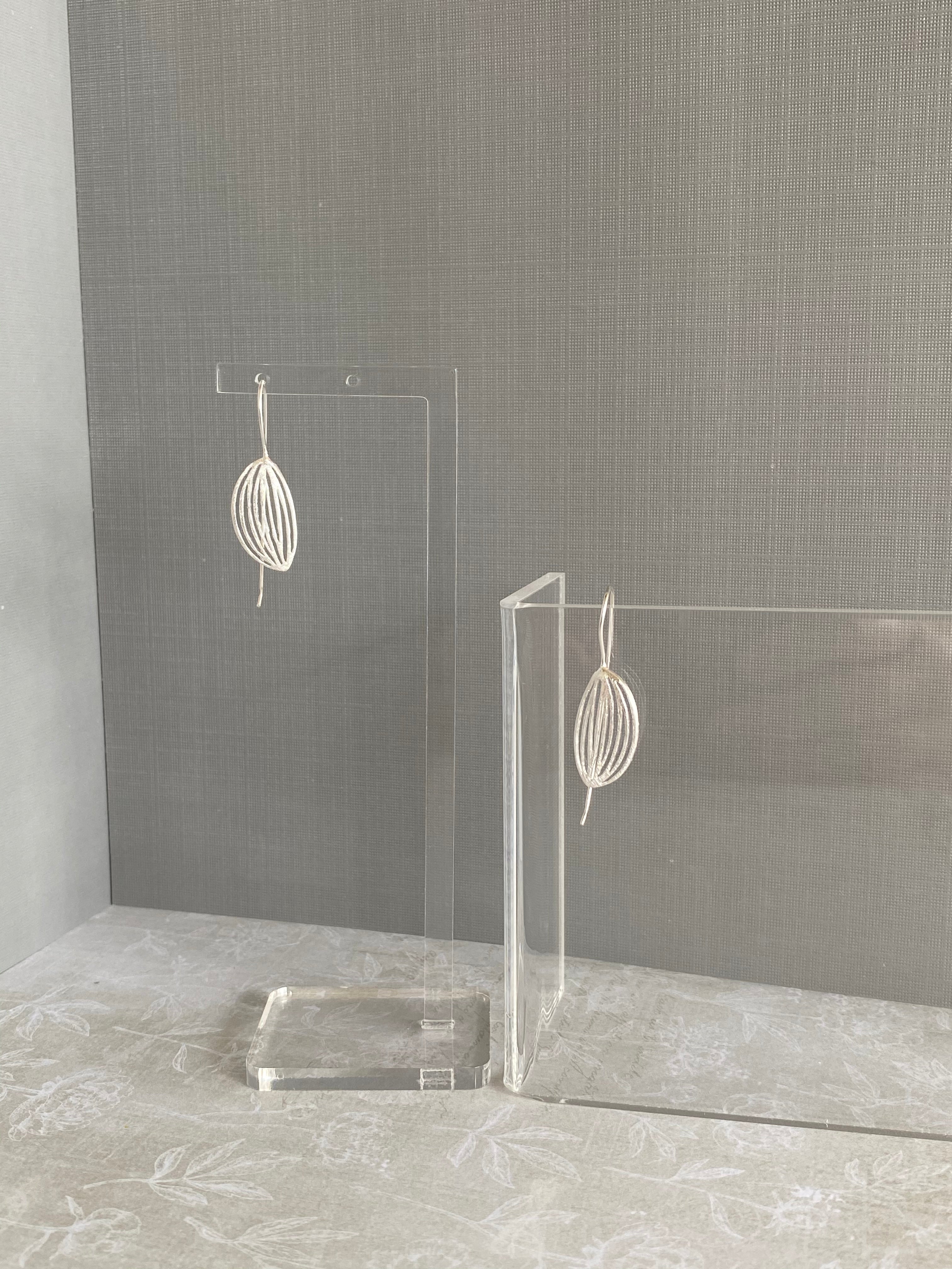 Silver Leaf Earrings