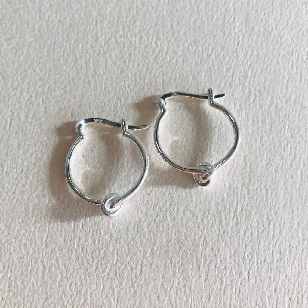 Circular Love Knot Earrings