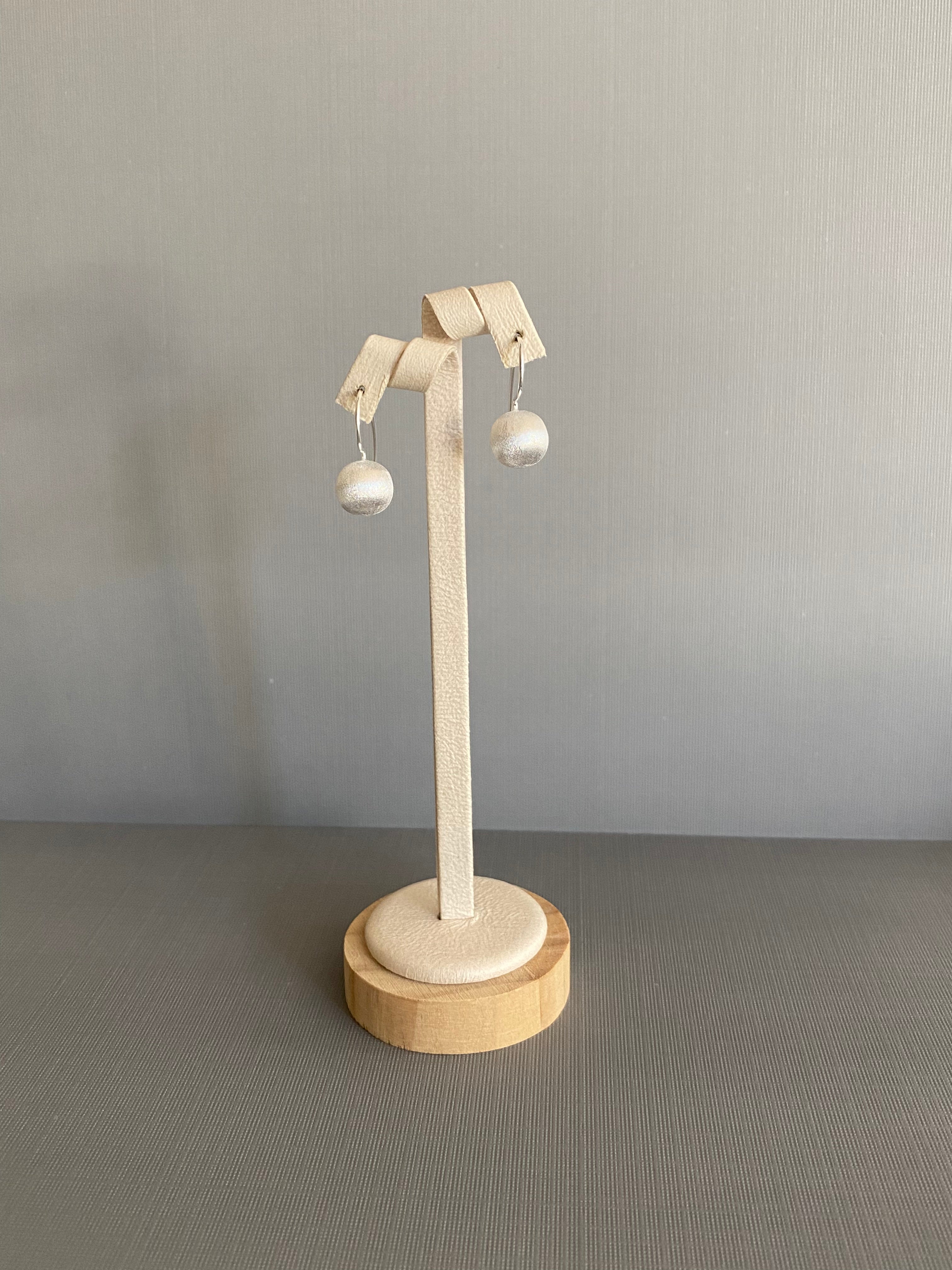 Frosted Sphere Earrings