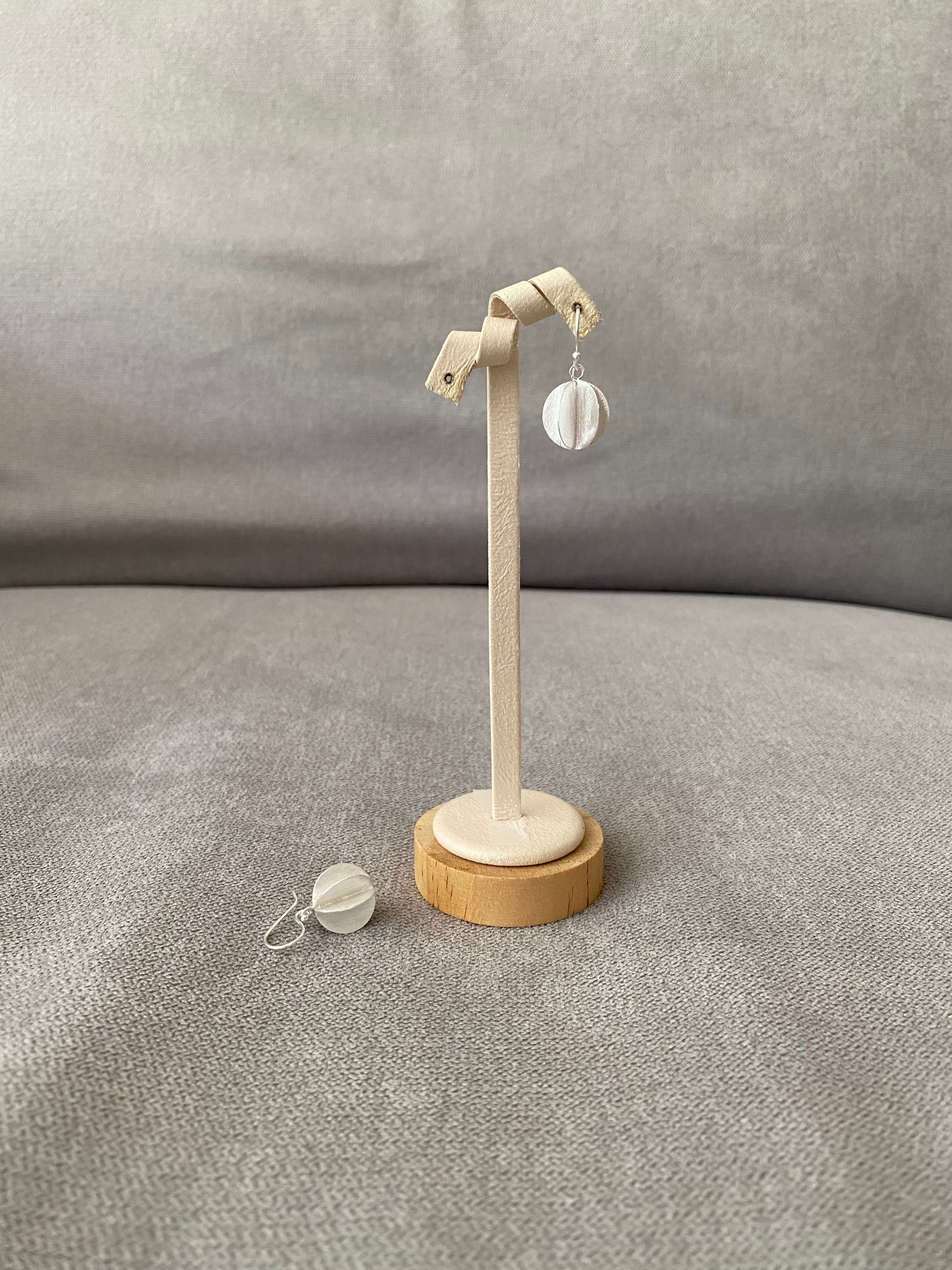 Matte Sphere Drop Earrings