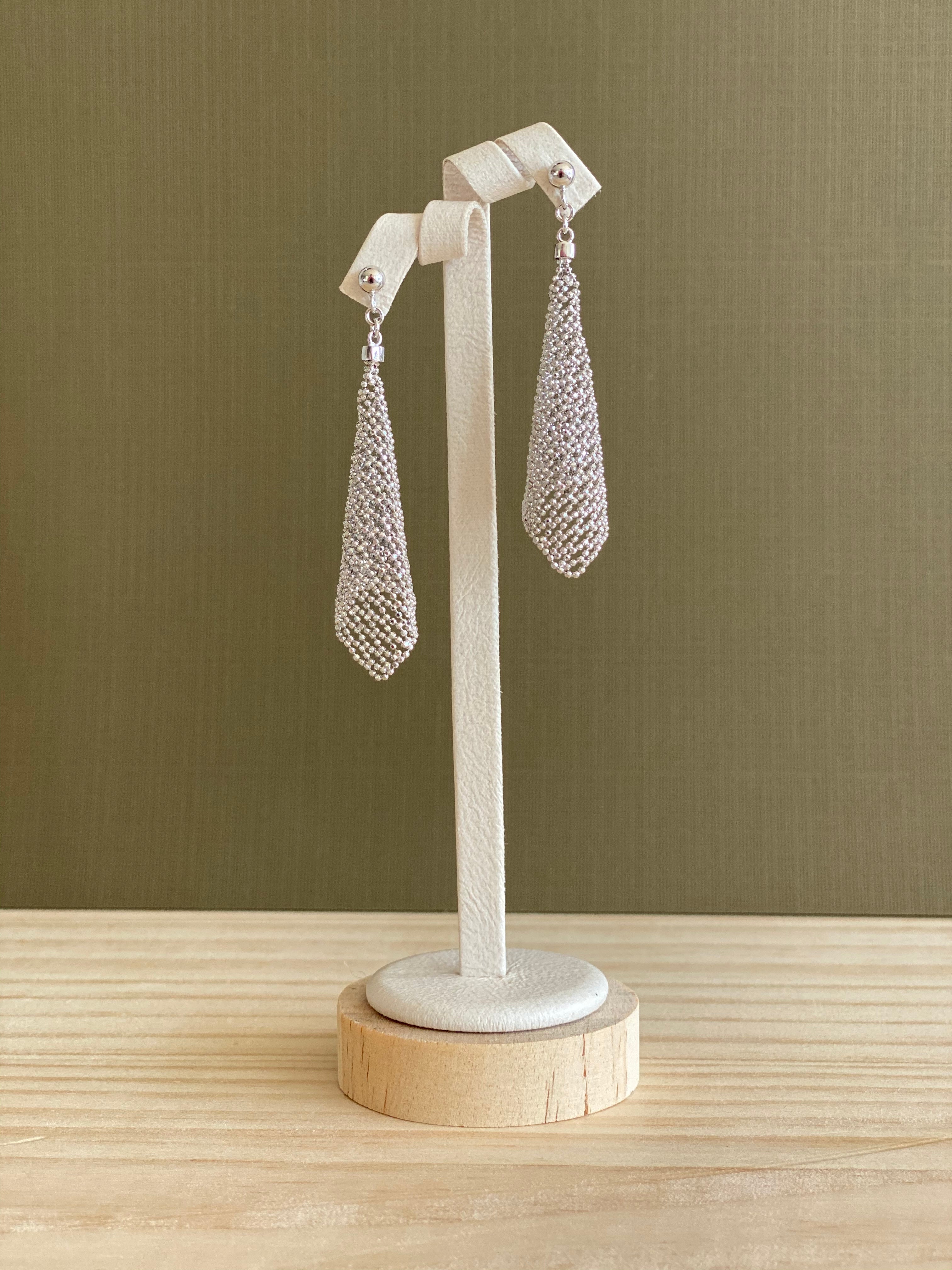 Long Leaf Drape Earrings