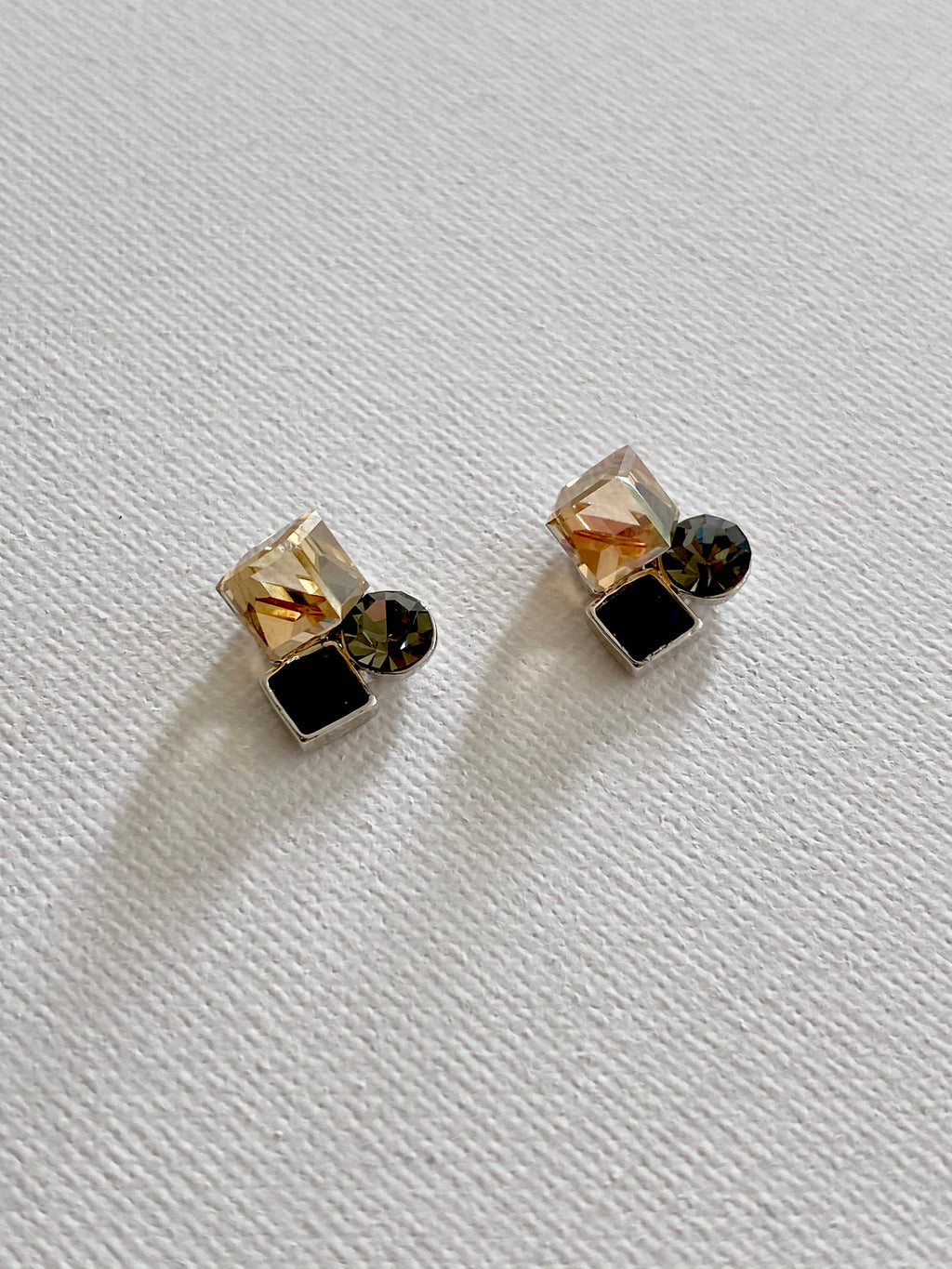 Swarovski Petite Trio Crystal Stud Earrings (2 colours)