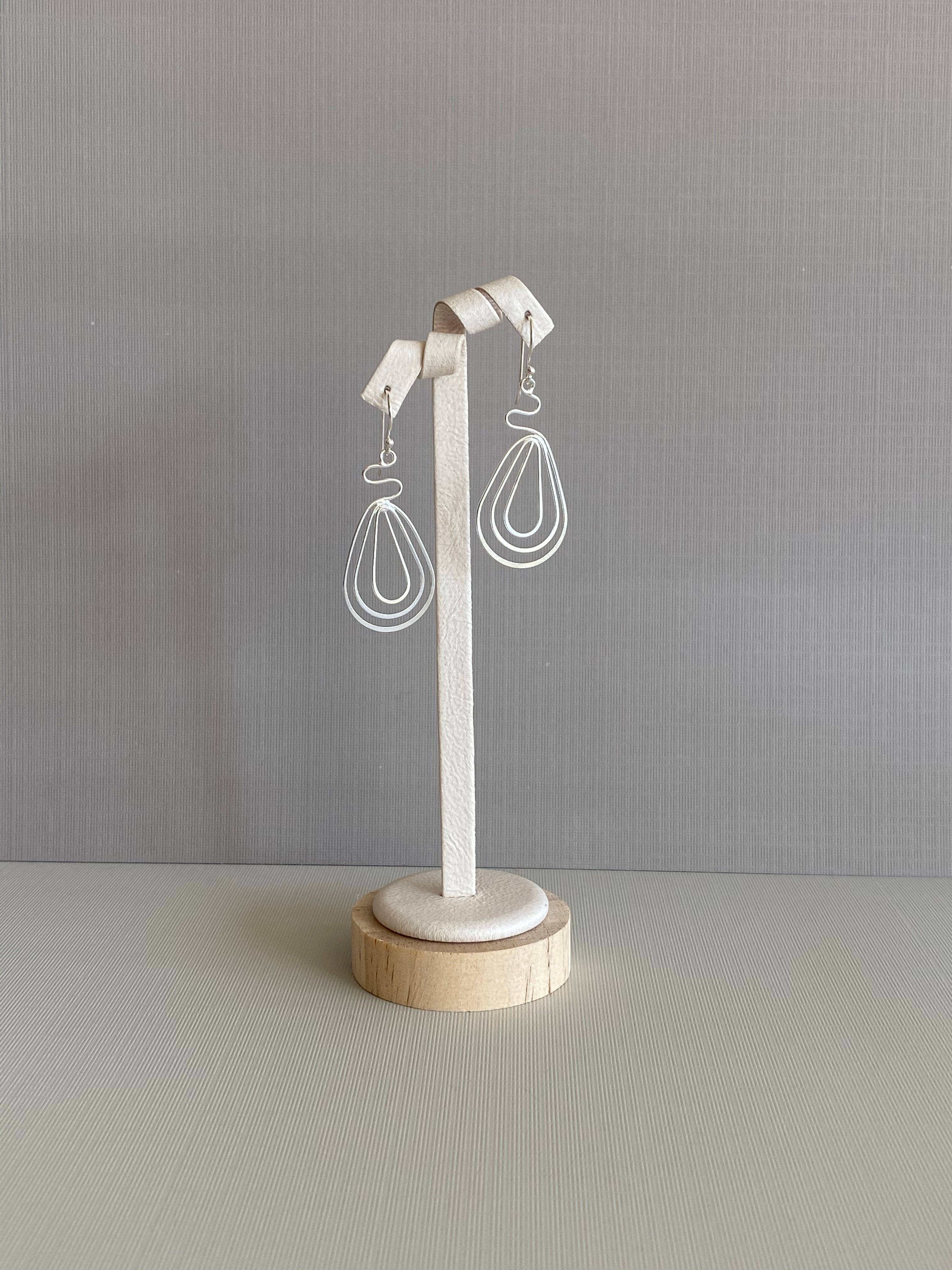 Teardrop Loop Earrings