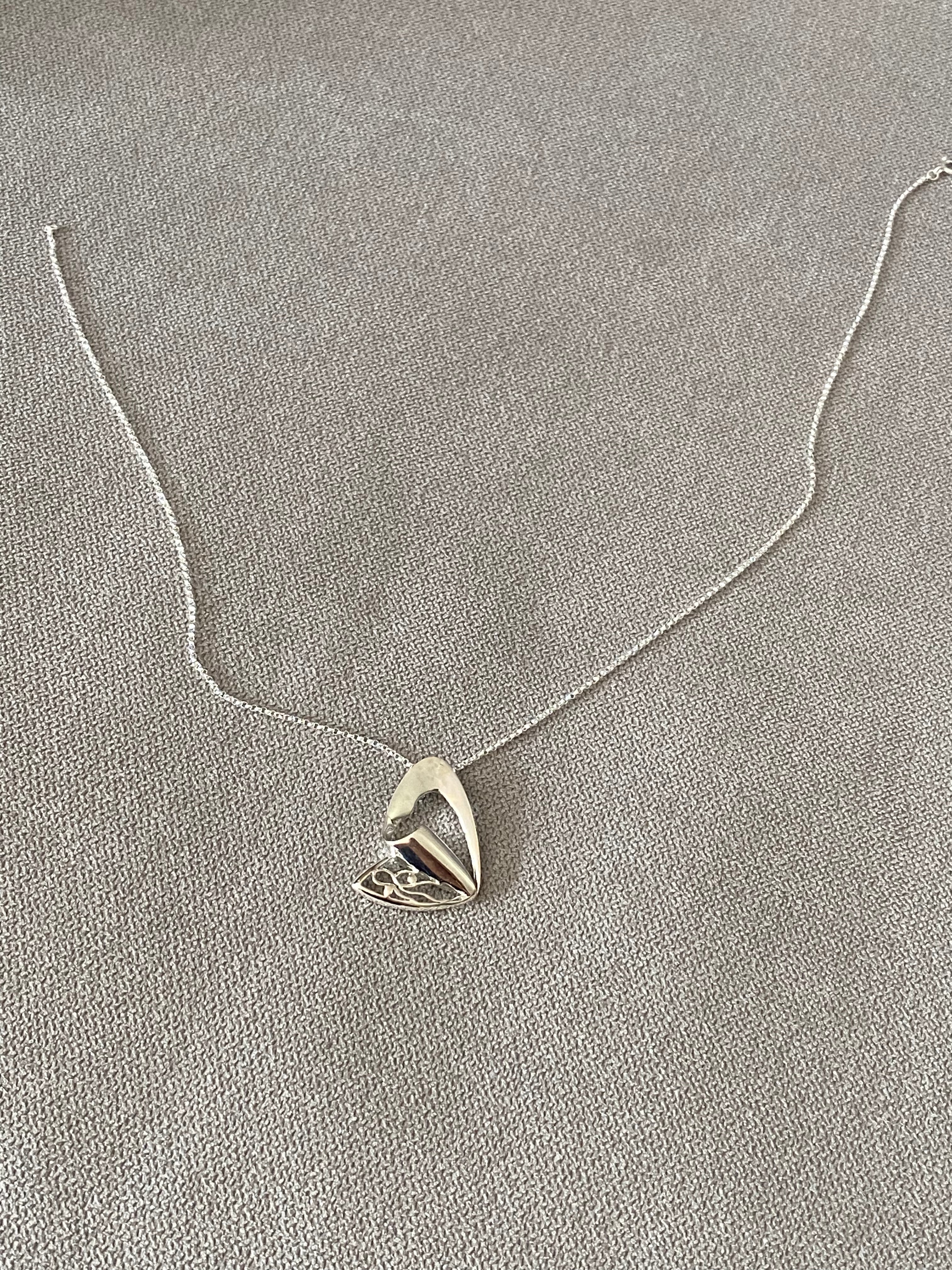 Abstract Butterfly Necklace