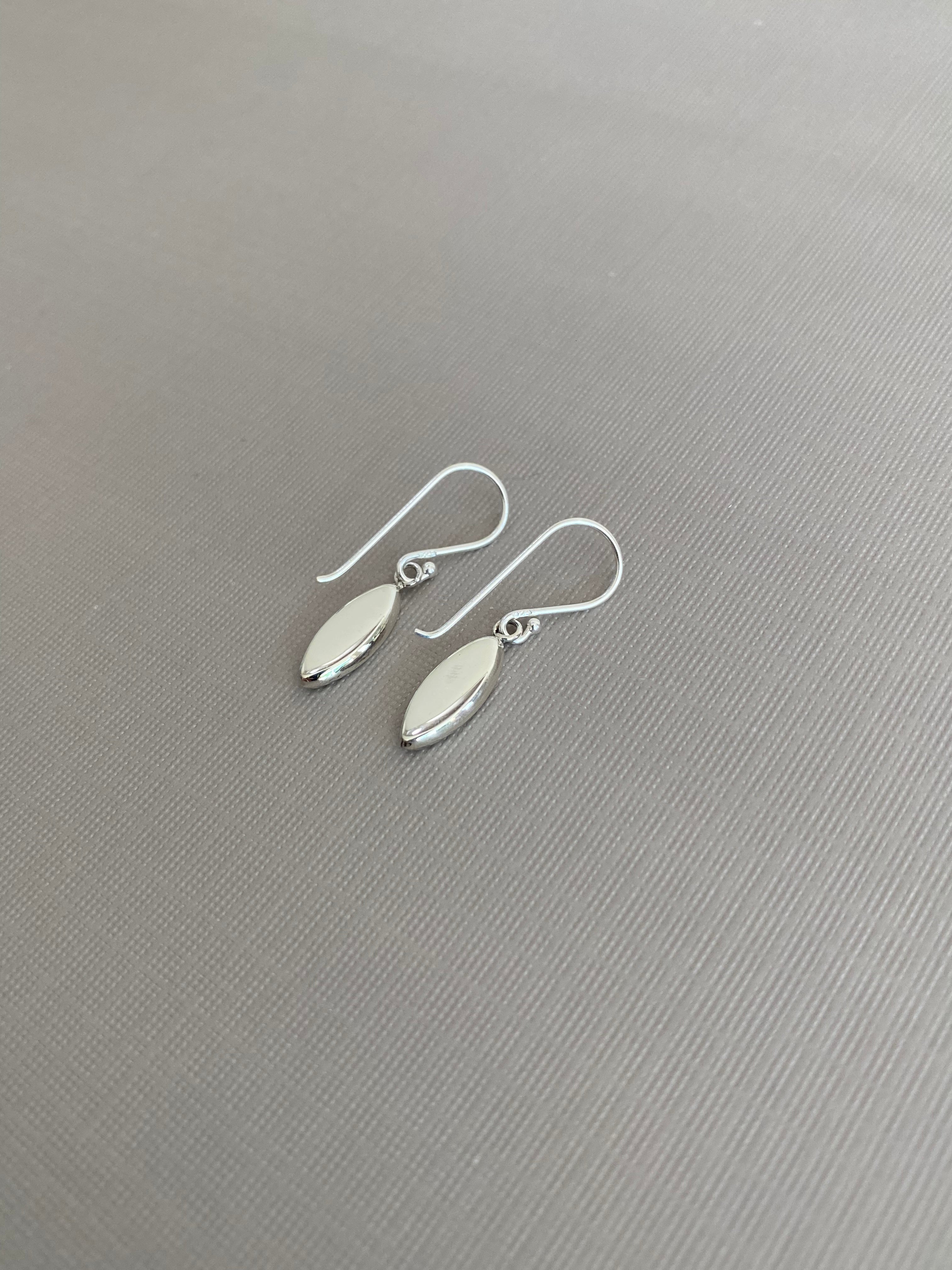 Oval Drop Earrings