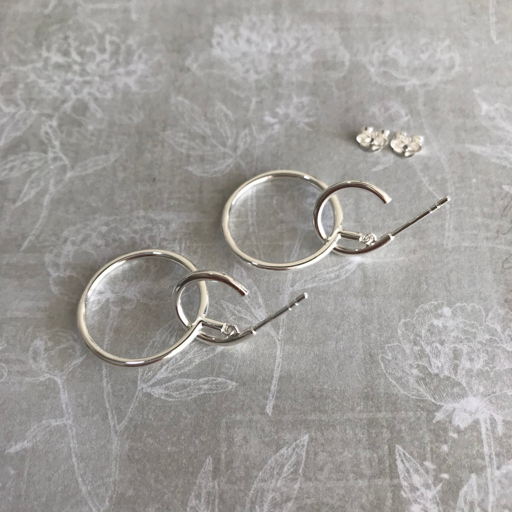 Interlocked Hoops Earrings