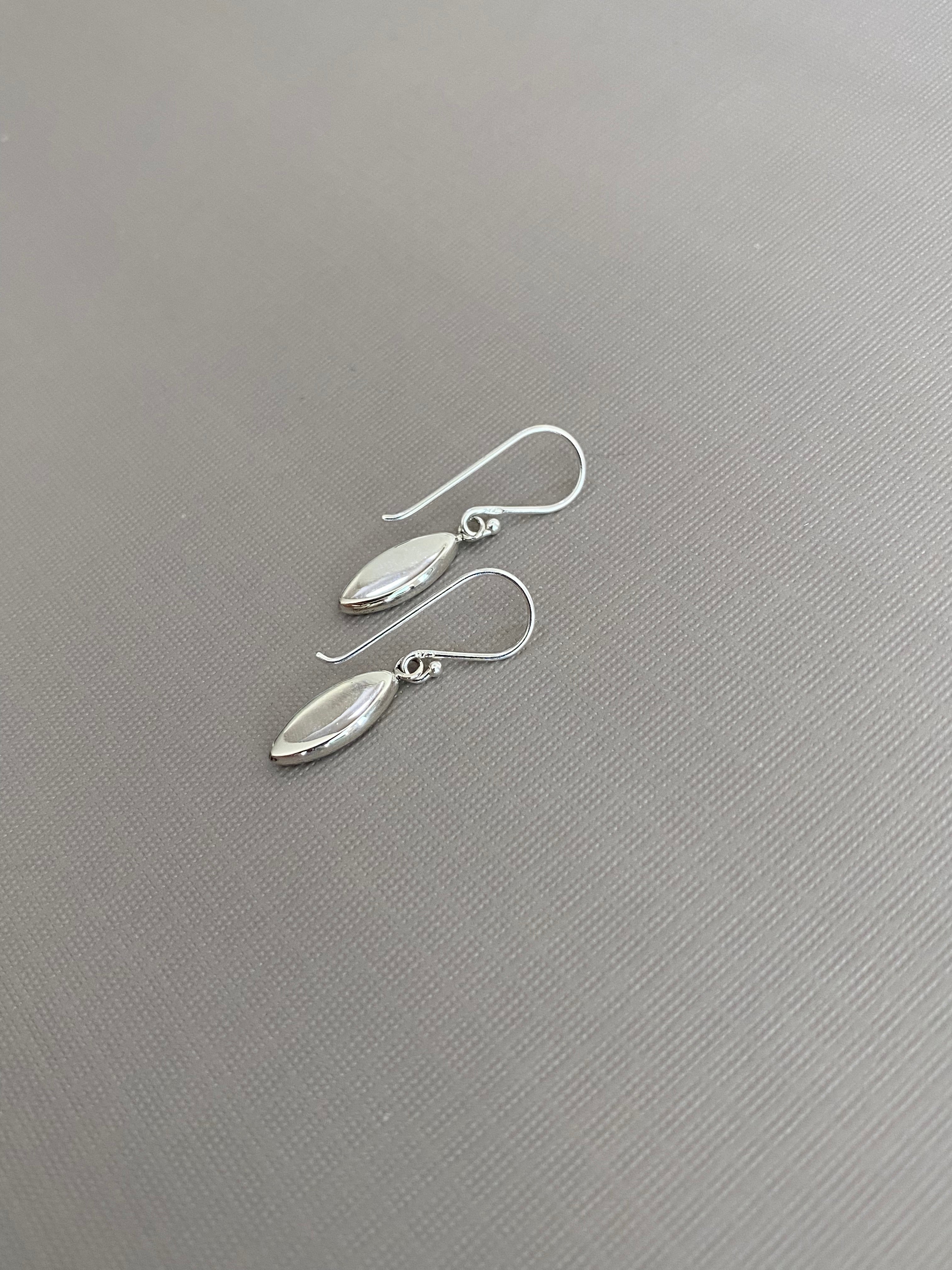 Oval Drop Earrings