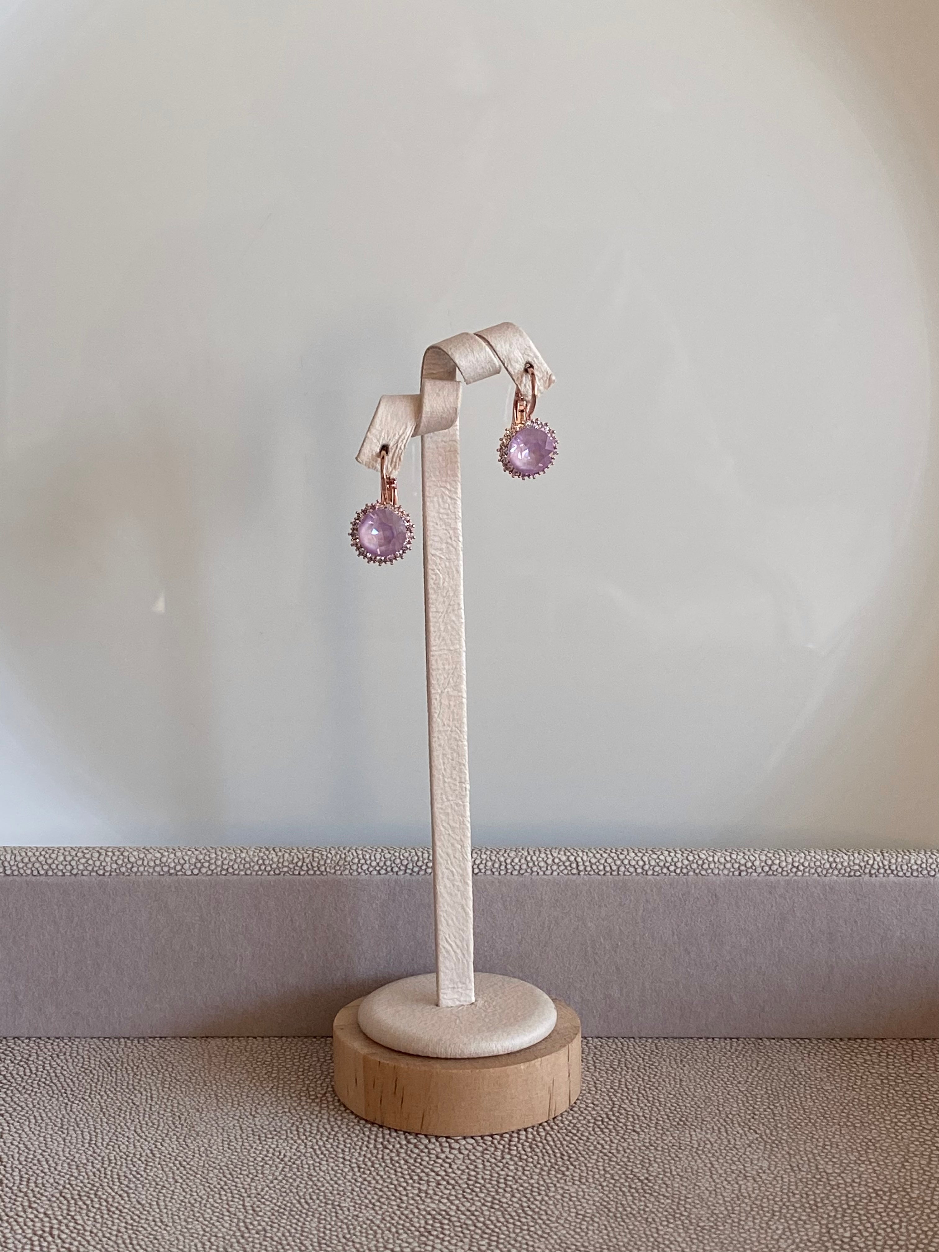 Swarovski Round Halo Earrings