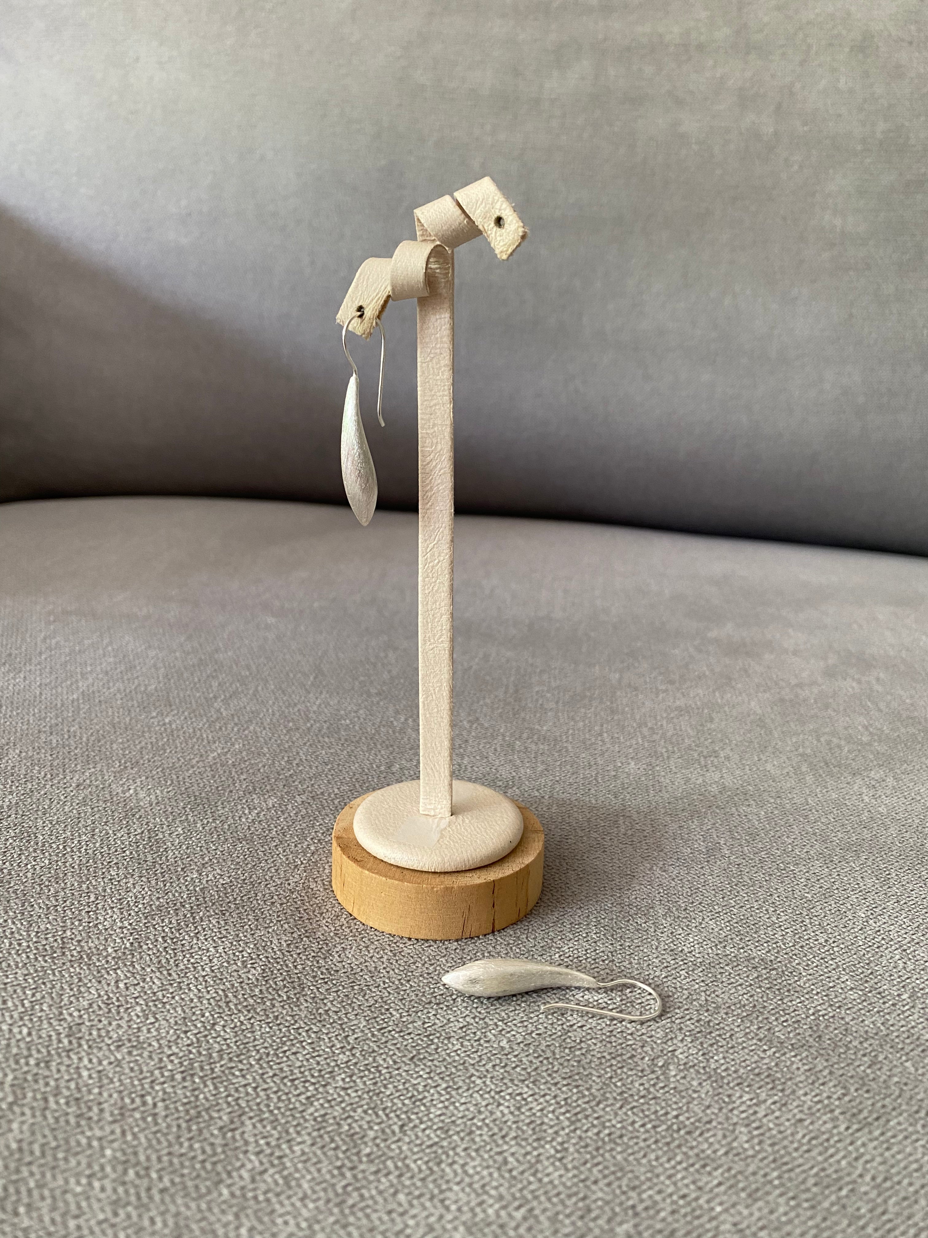 Silver Teardrop Earrings