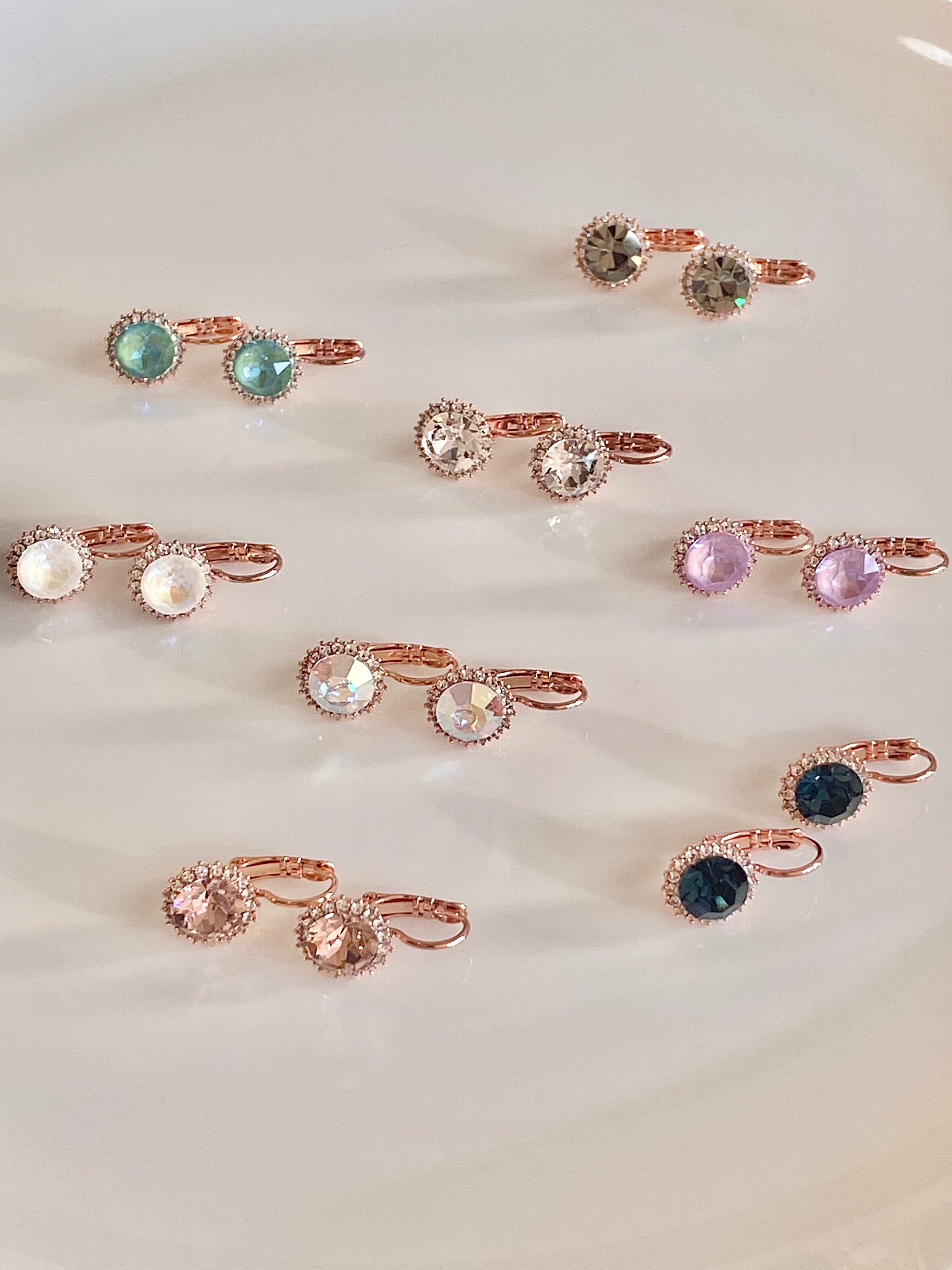 Swarovski Round Halo Earrings