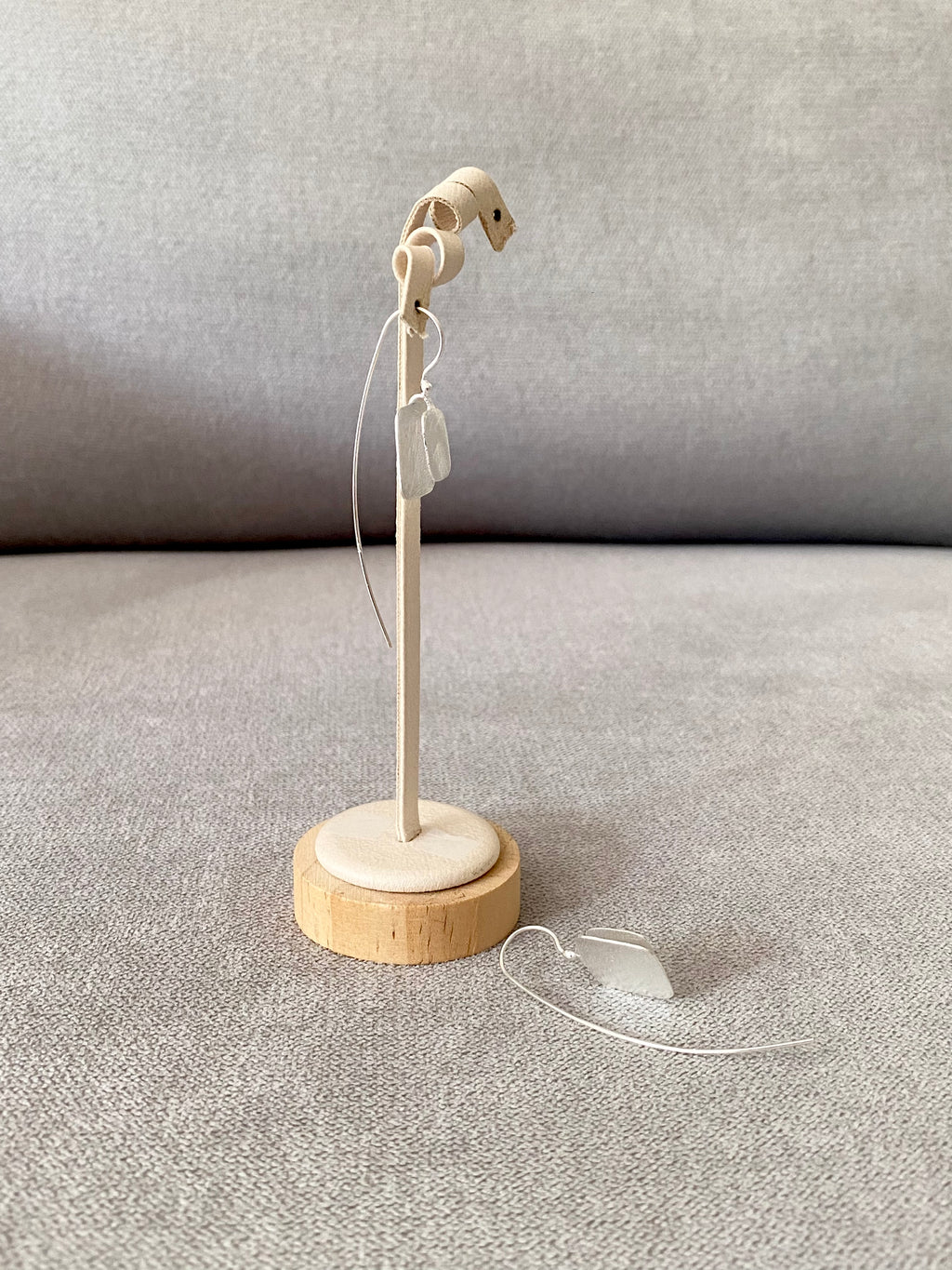 Silver Layered Leaf Earrings