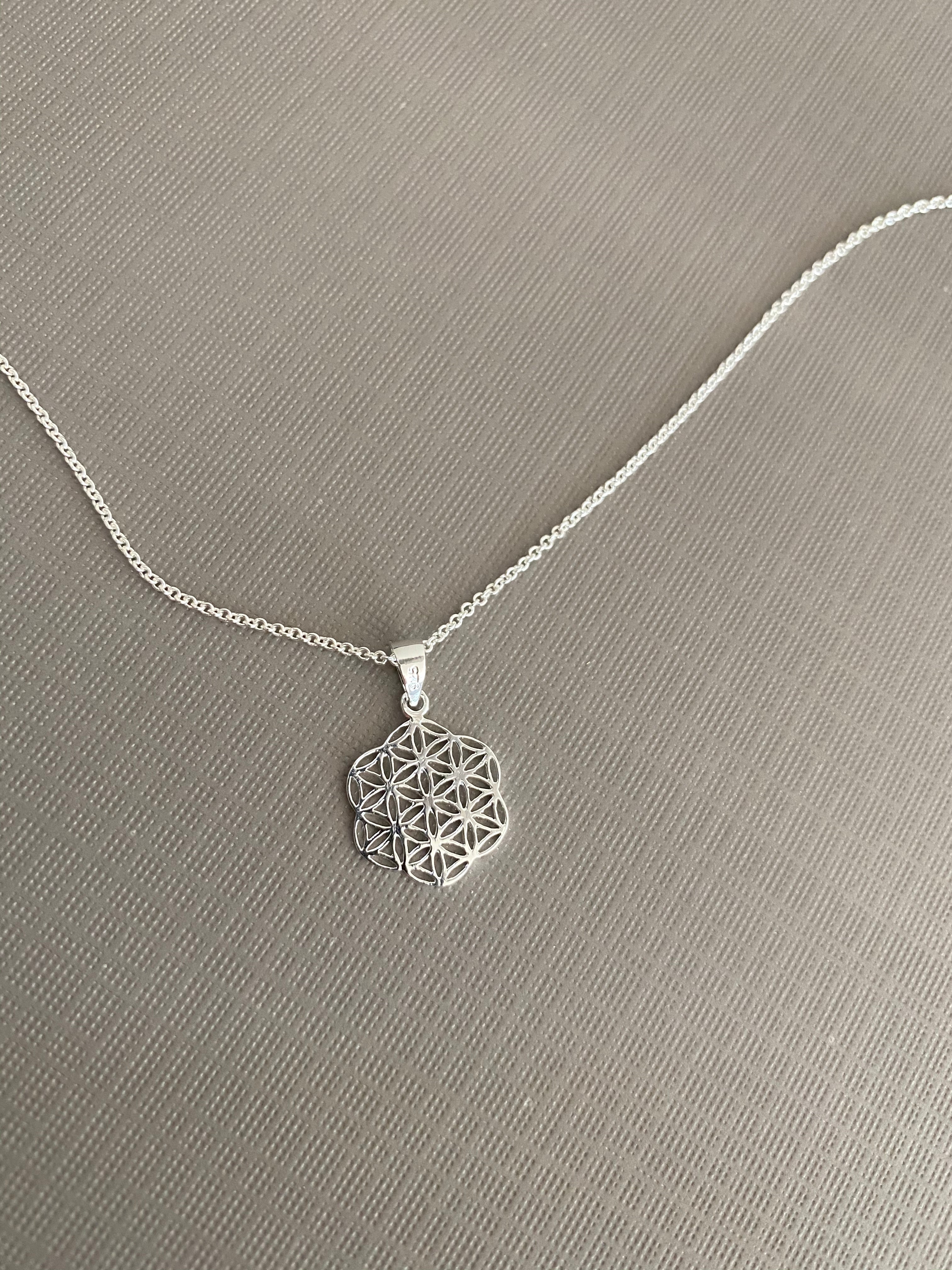 Silver Geometry Necklace
