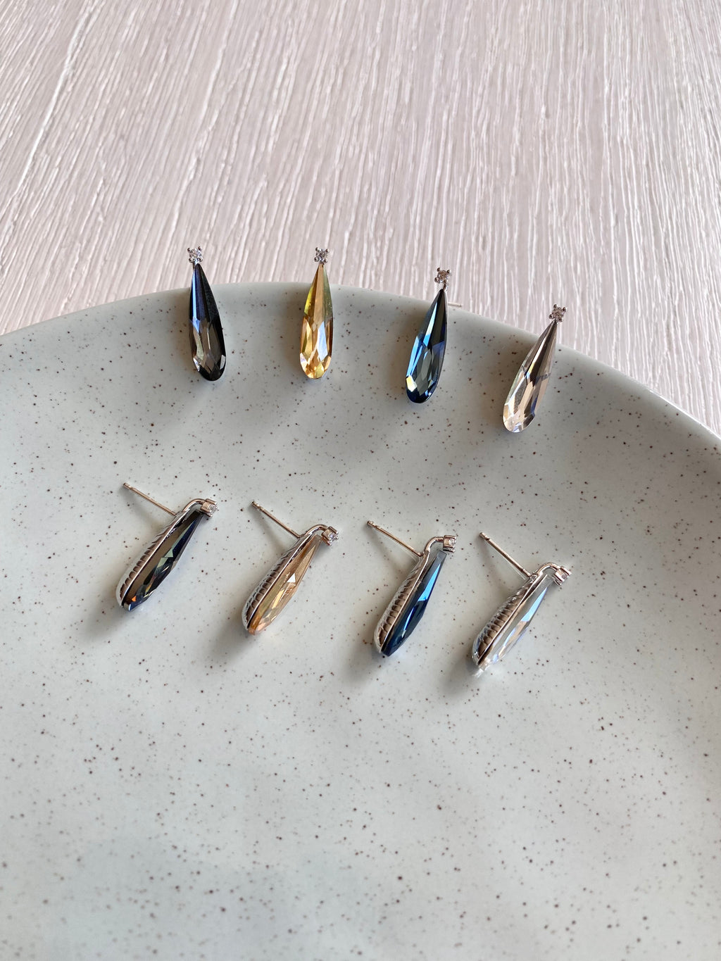 Swarovski Teardrop Earrings (3 colours)