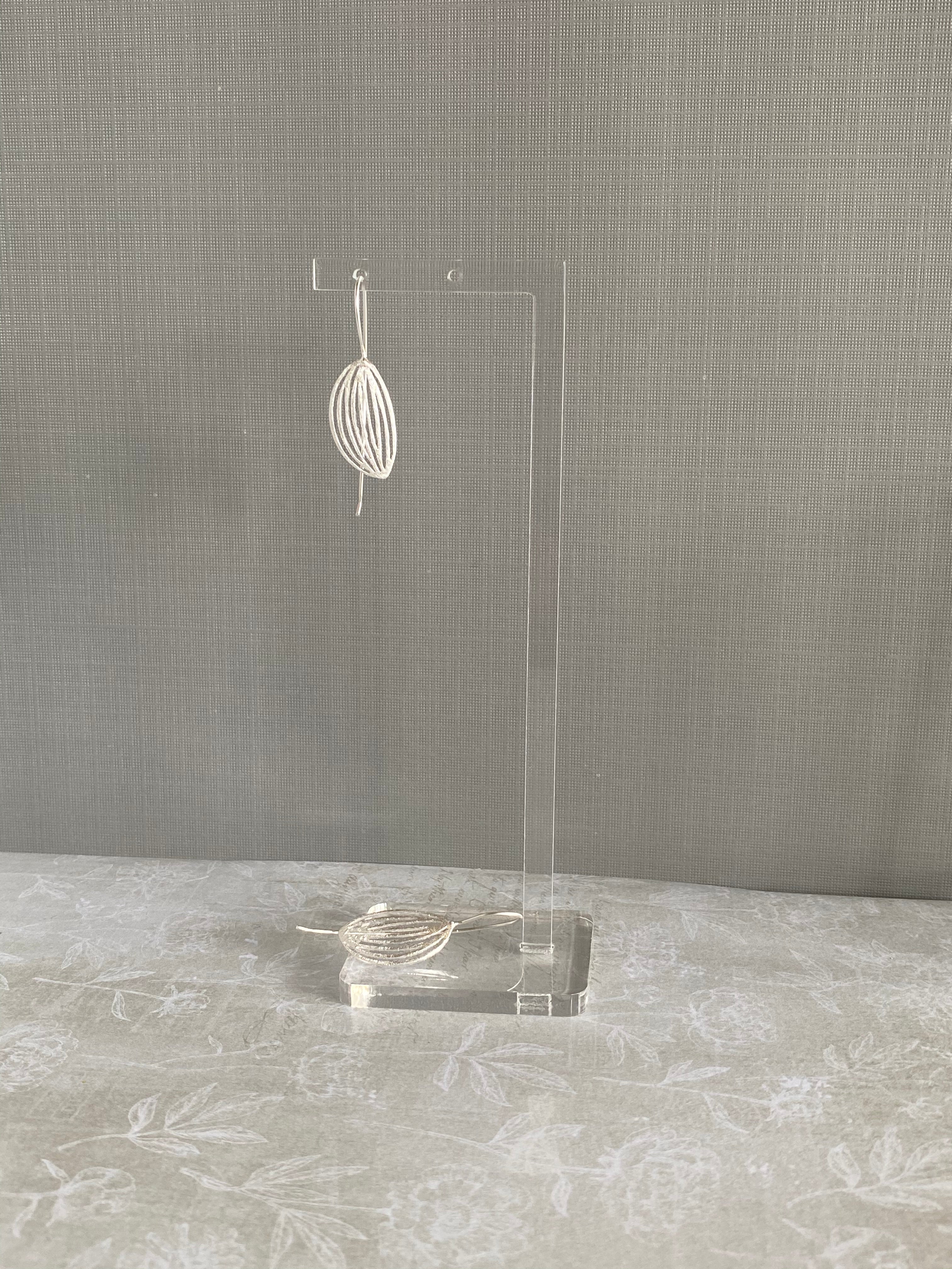 Silver Leaf Earrings