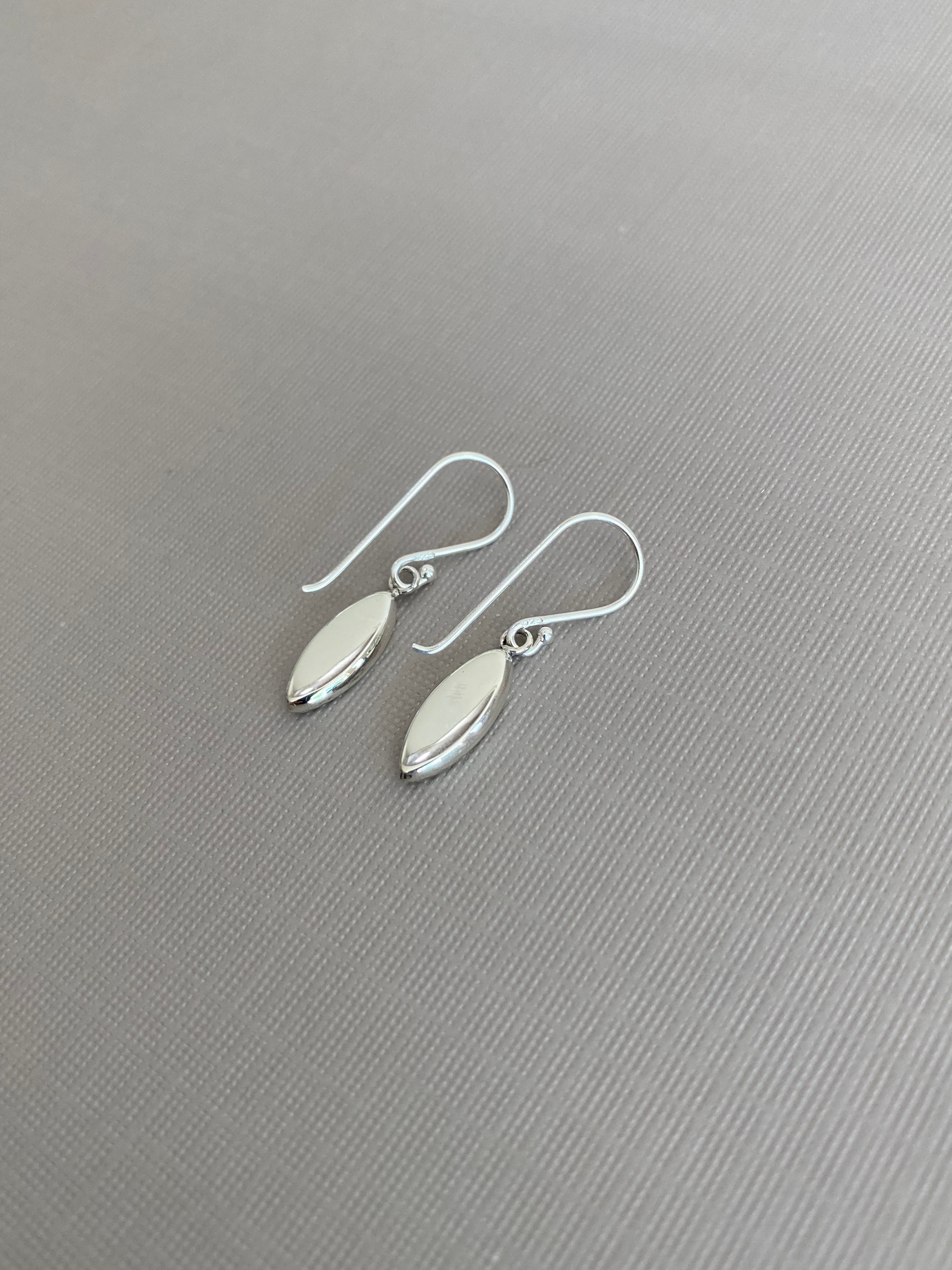 Oval Drop Earrings