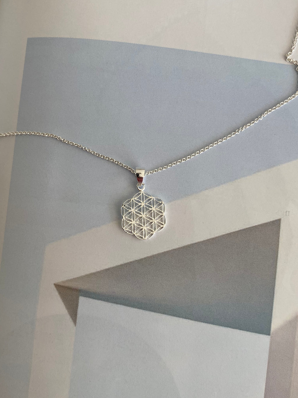 Silver Geometry Necklace