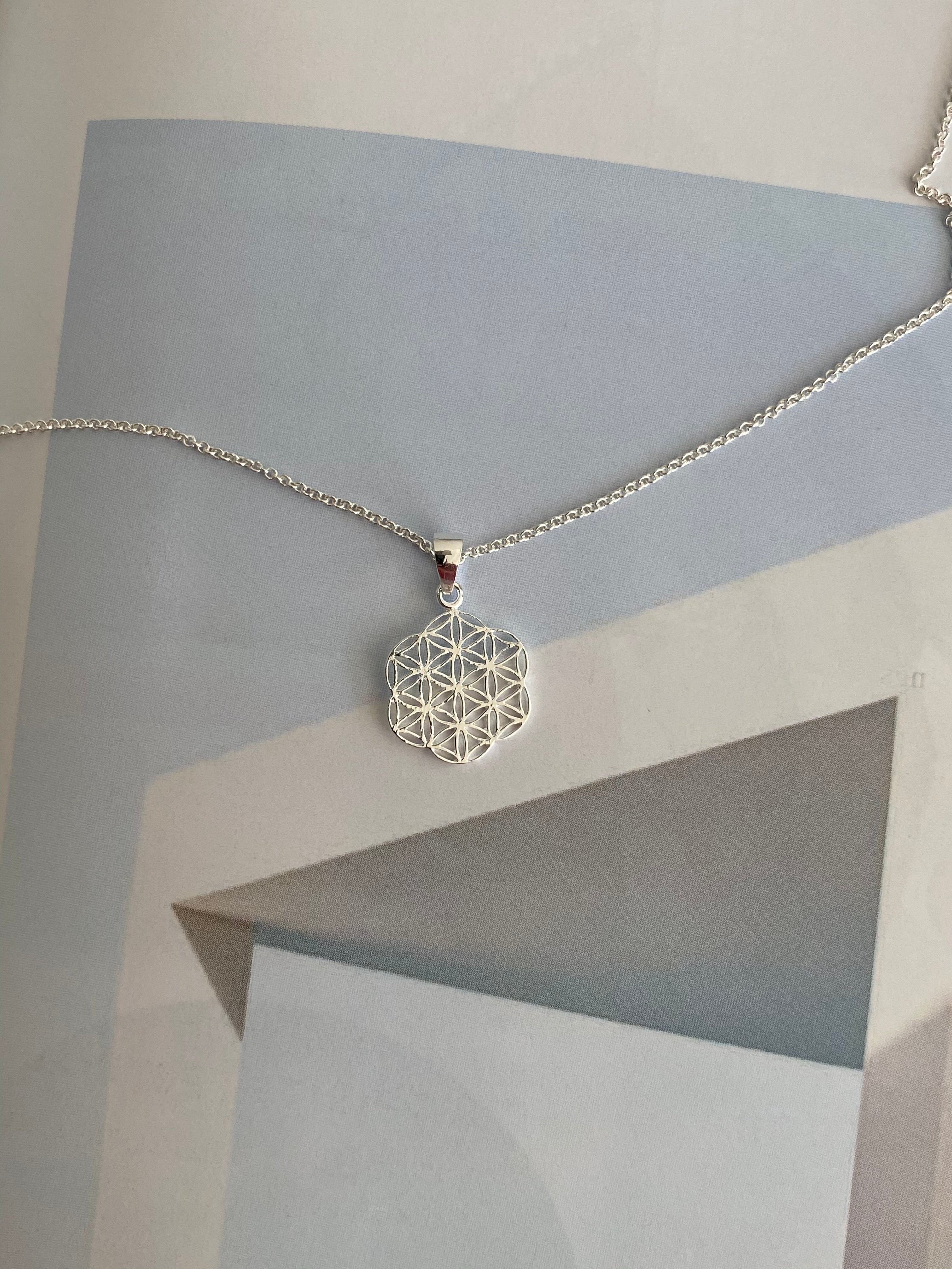 Silver Geometry Necklace
