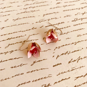 Dry Flower Hook Earrings