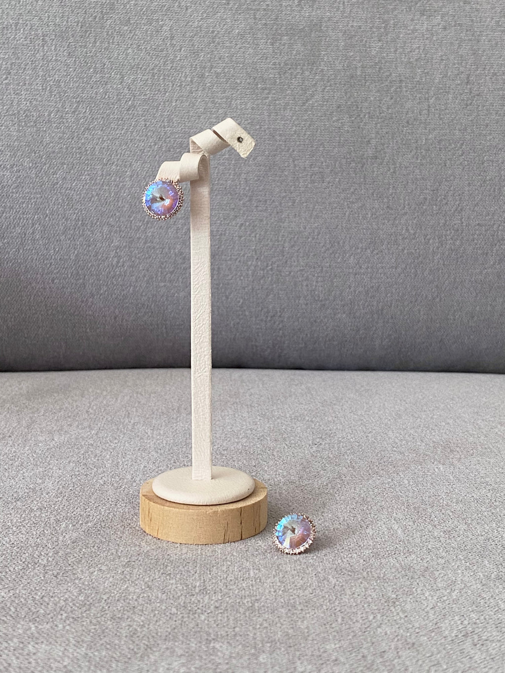 Swarovski Classic Halo Stud Earrings - 15mm (3 colours)