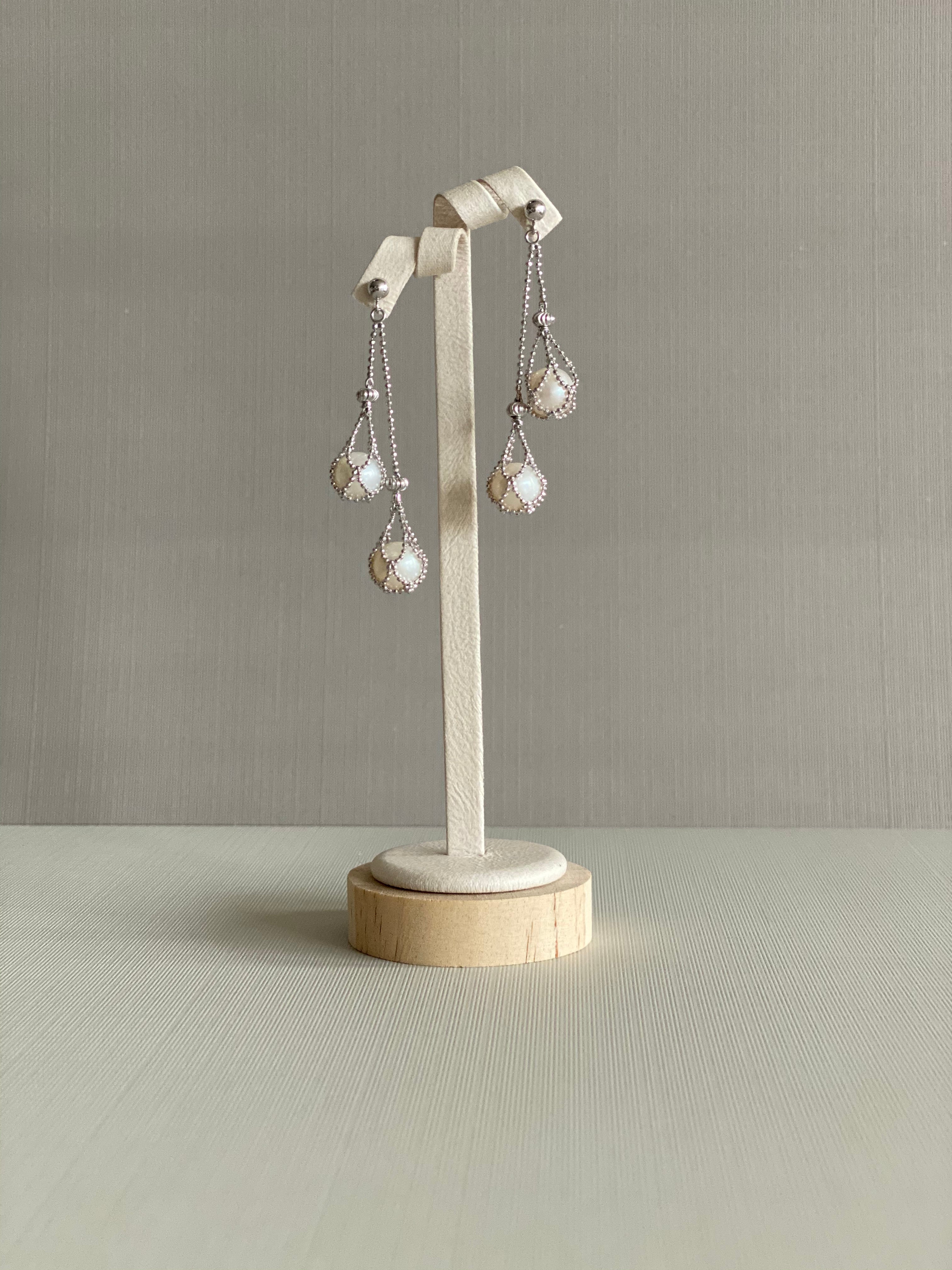 Pearl Weave Earrings