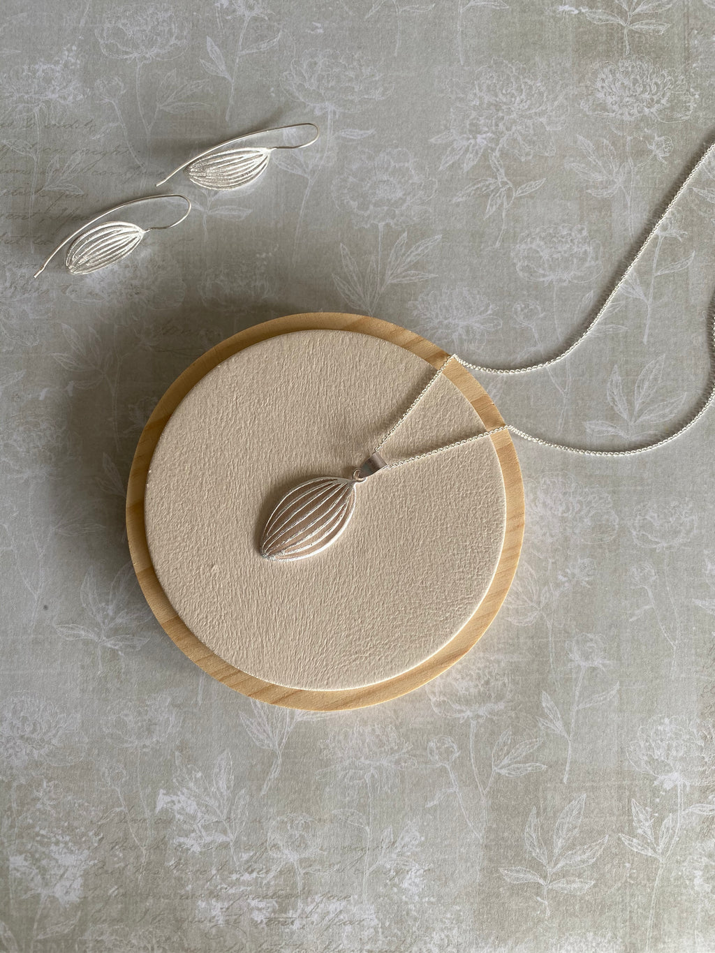 Silver Leaf Earrings