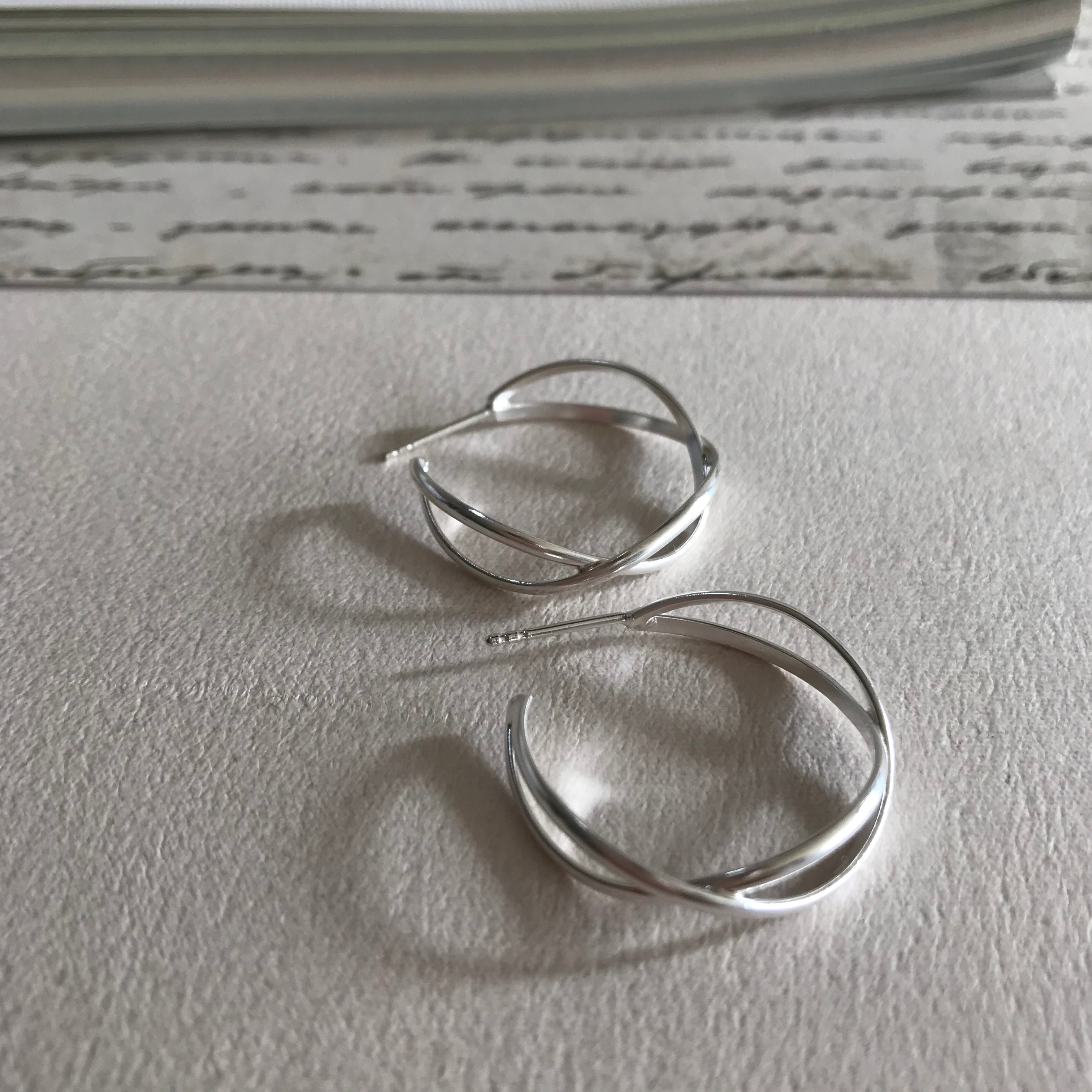 Circular Hoops Earrings