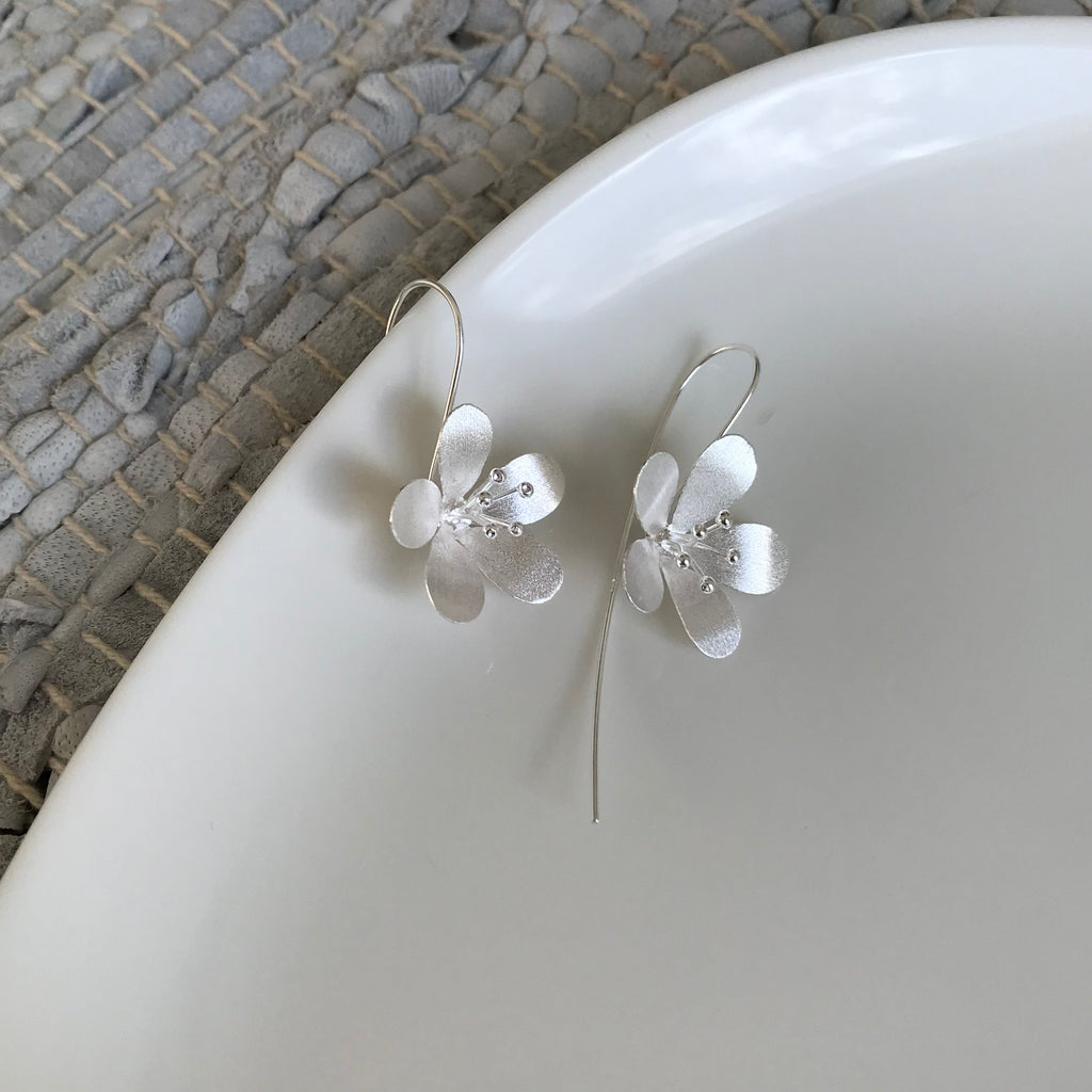 Matte Petal Cluster Earrings