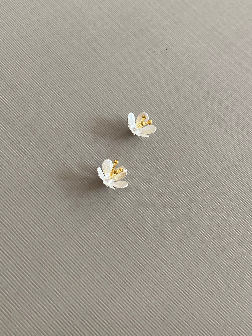Matte Flower Stud Earrings