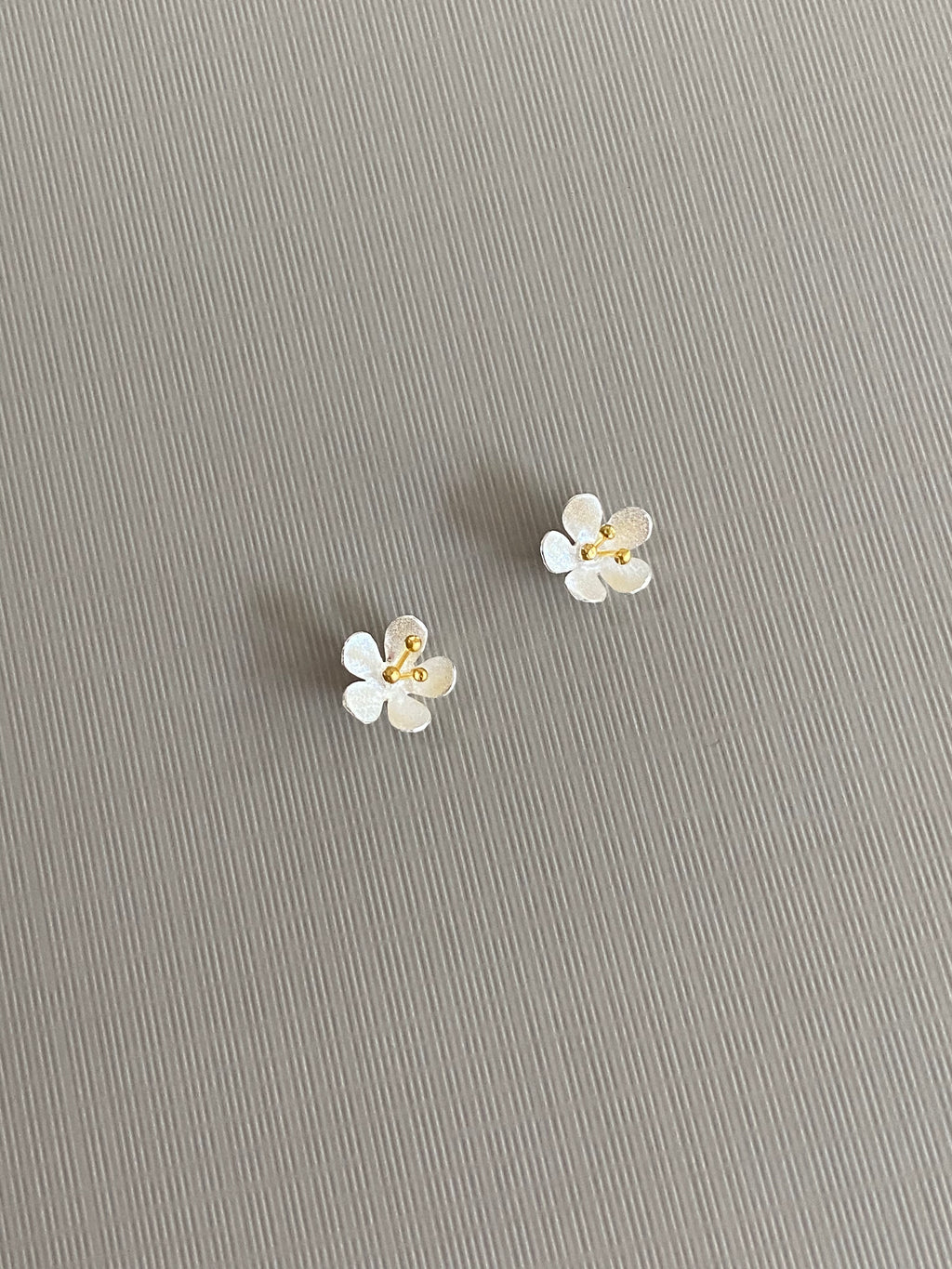 Matte Flower Stud Earrings