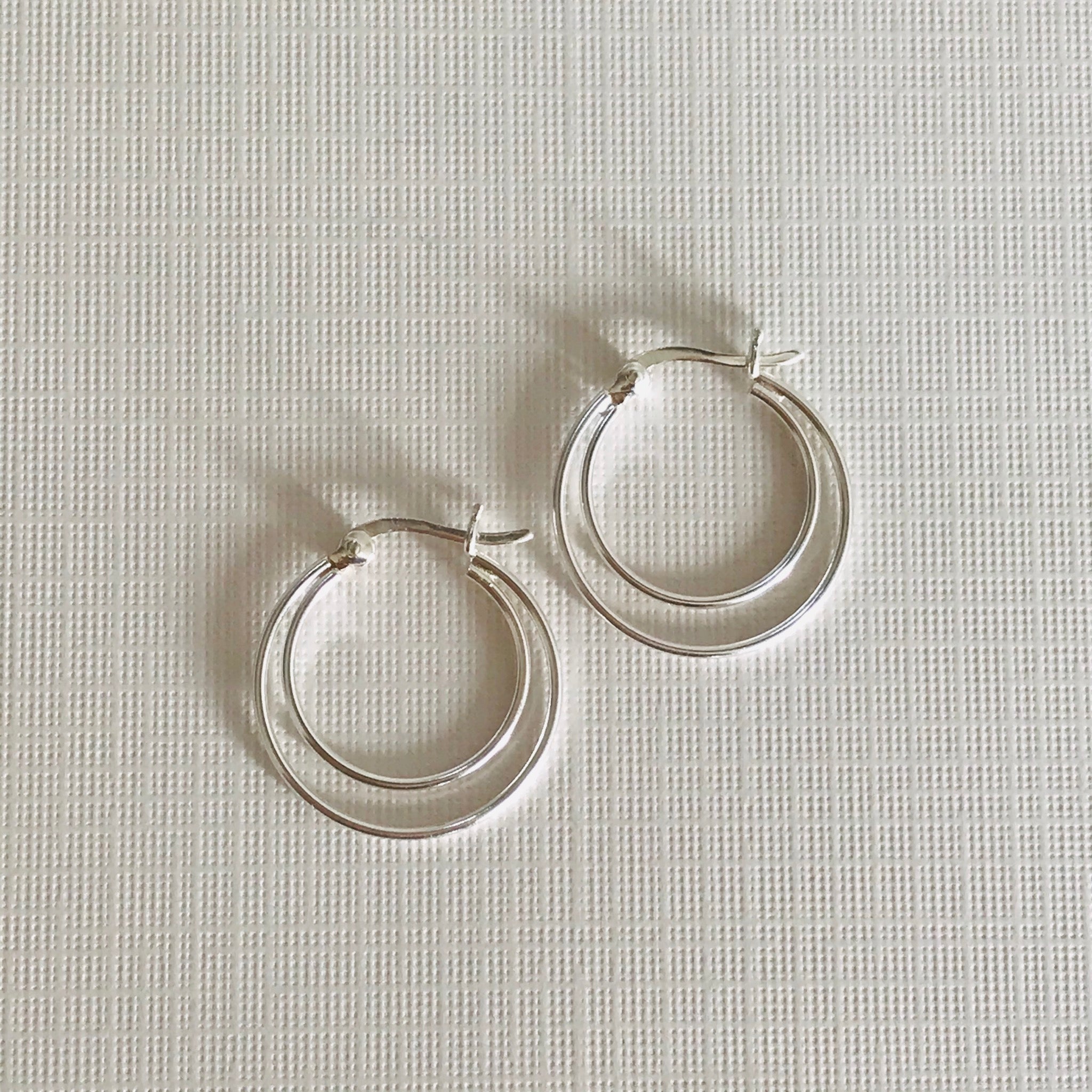 Circular Dual Loop Earrings