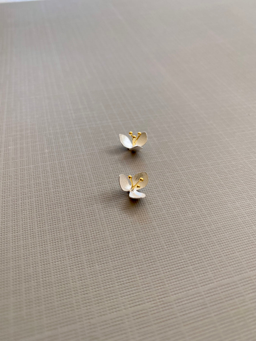 Matte Flower Stud Earrings