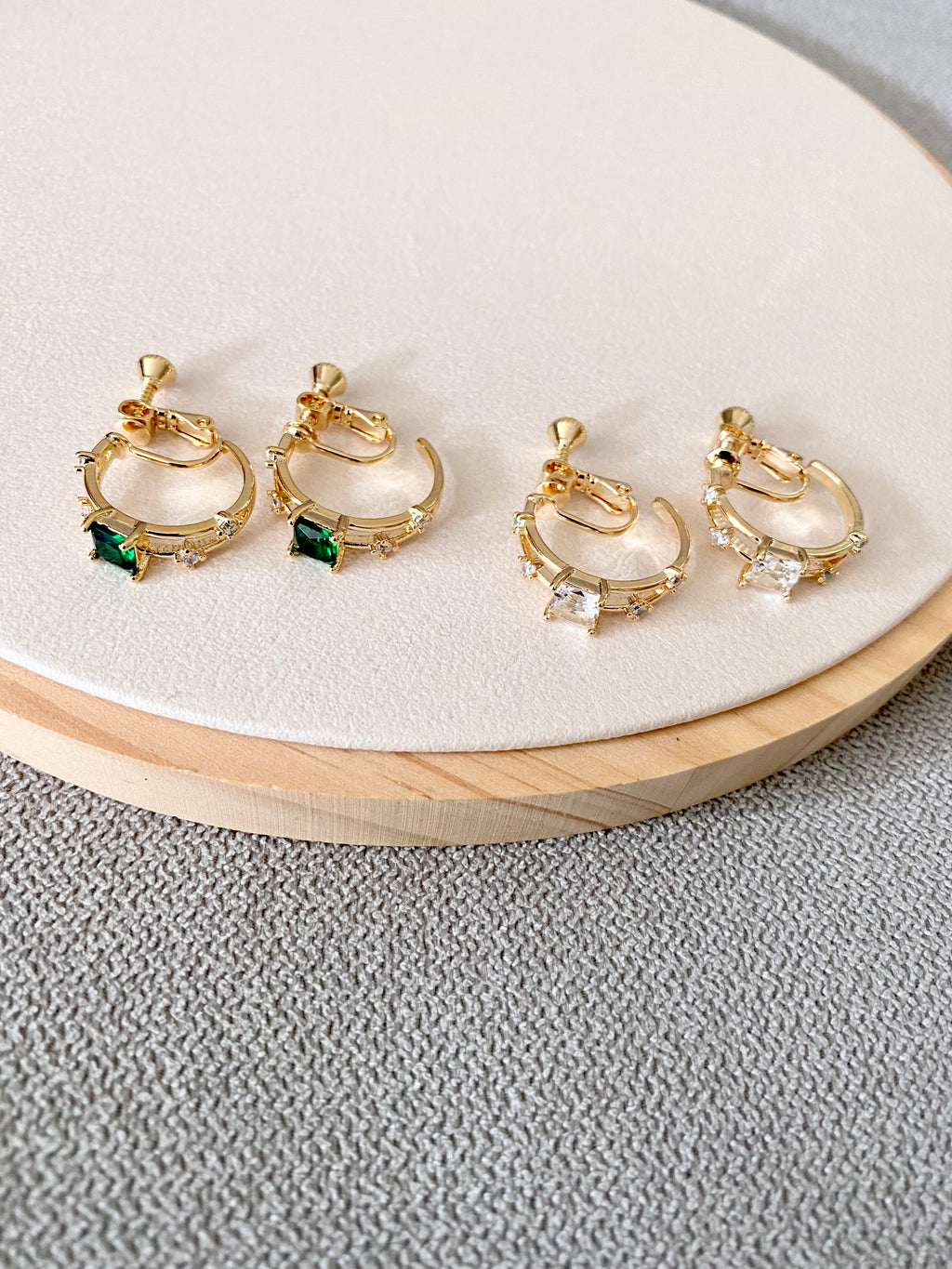 SHA186F15 (2 colours) Clip-on Earrings