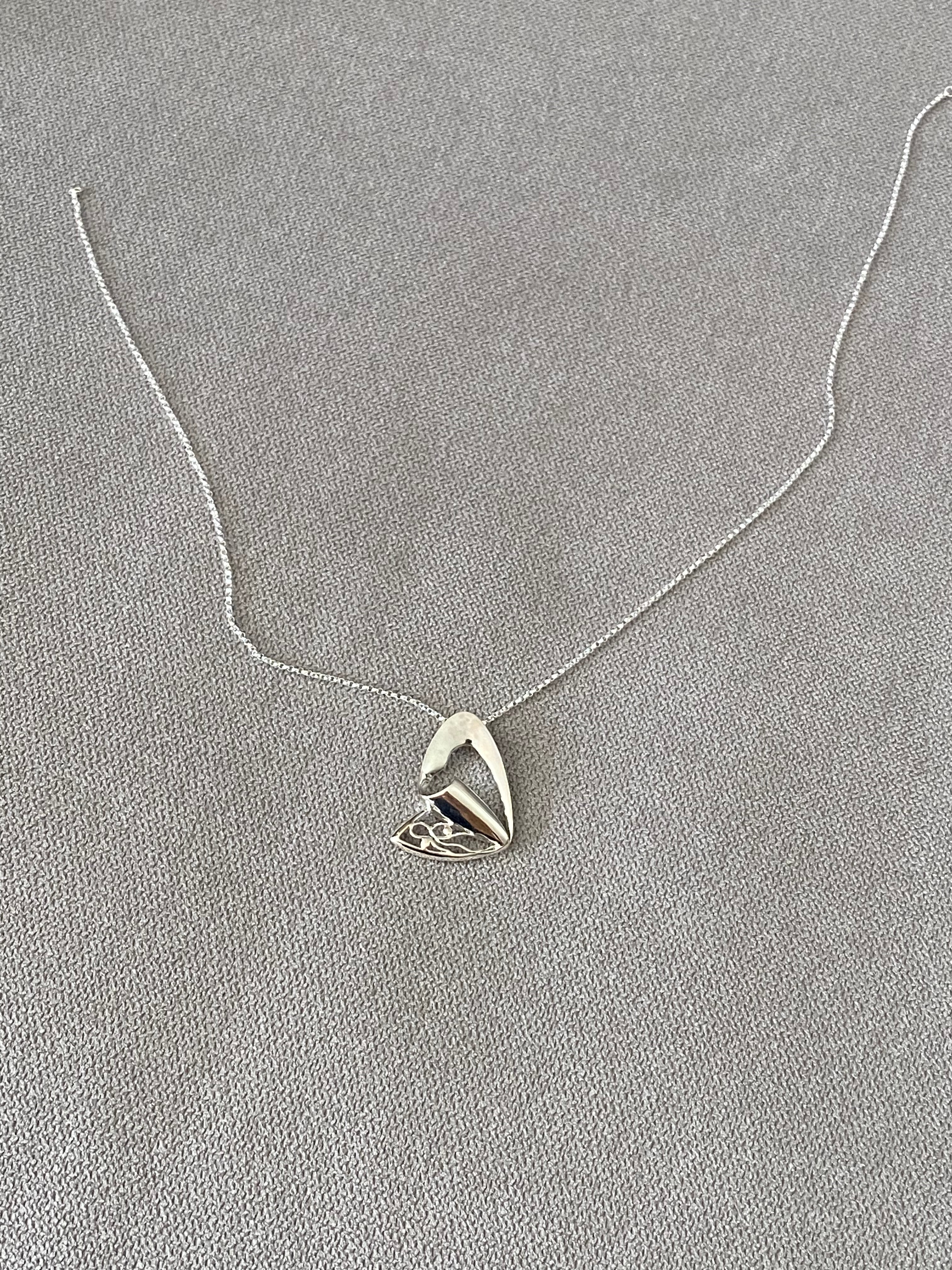 Abstract Butterfly Necklace