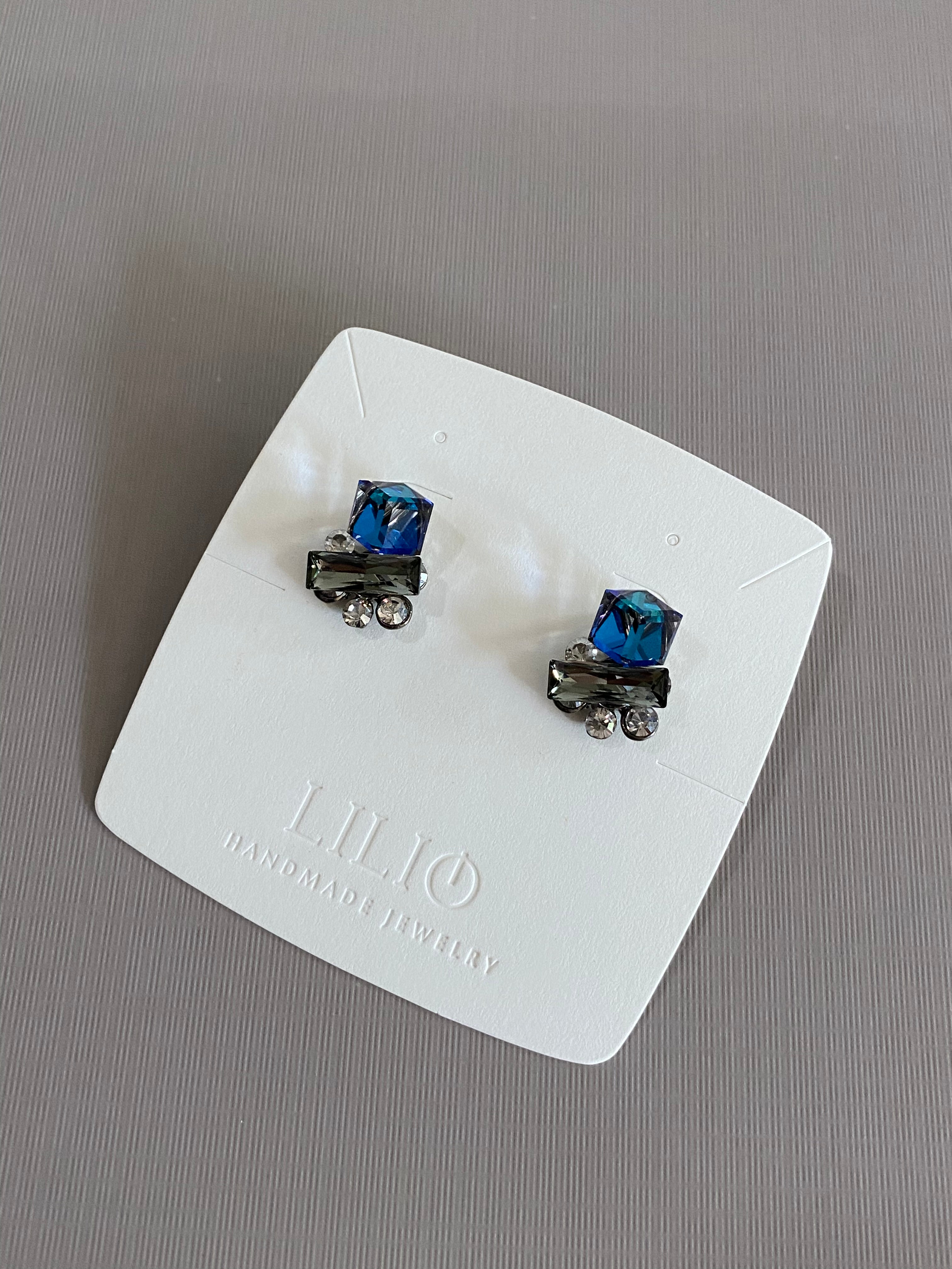 Swarovski Petite Bar Trio Stud Earrings (3 colours)
