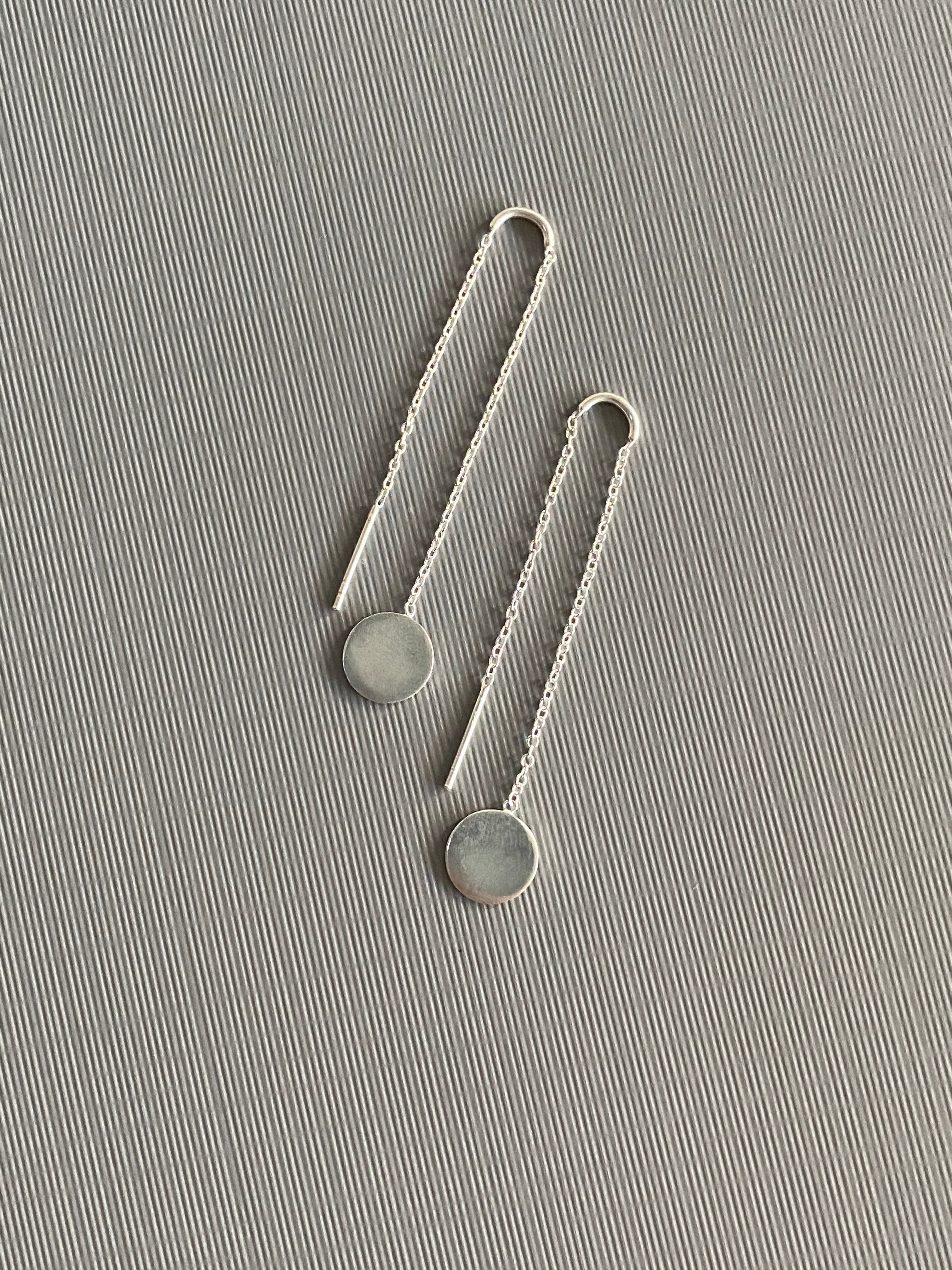 Dot Threader Earrings