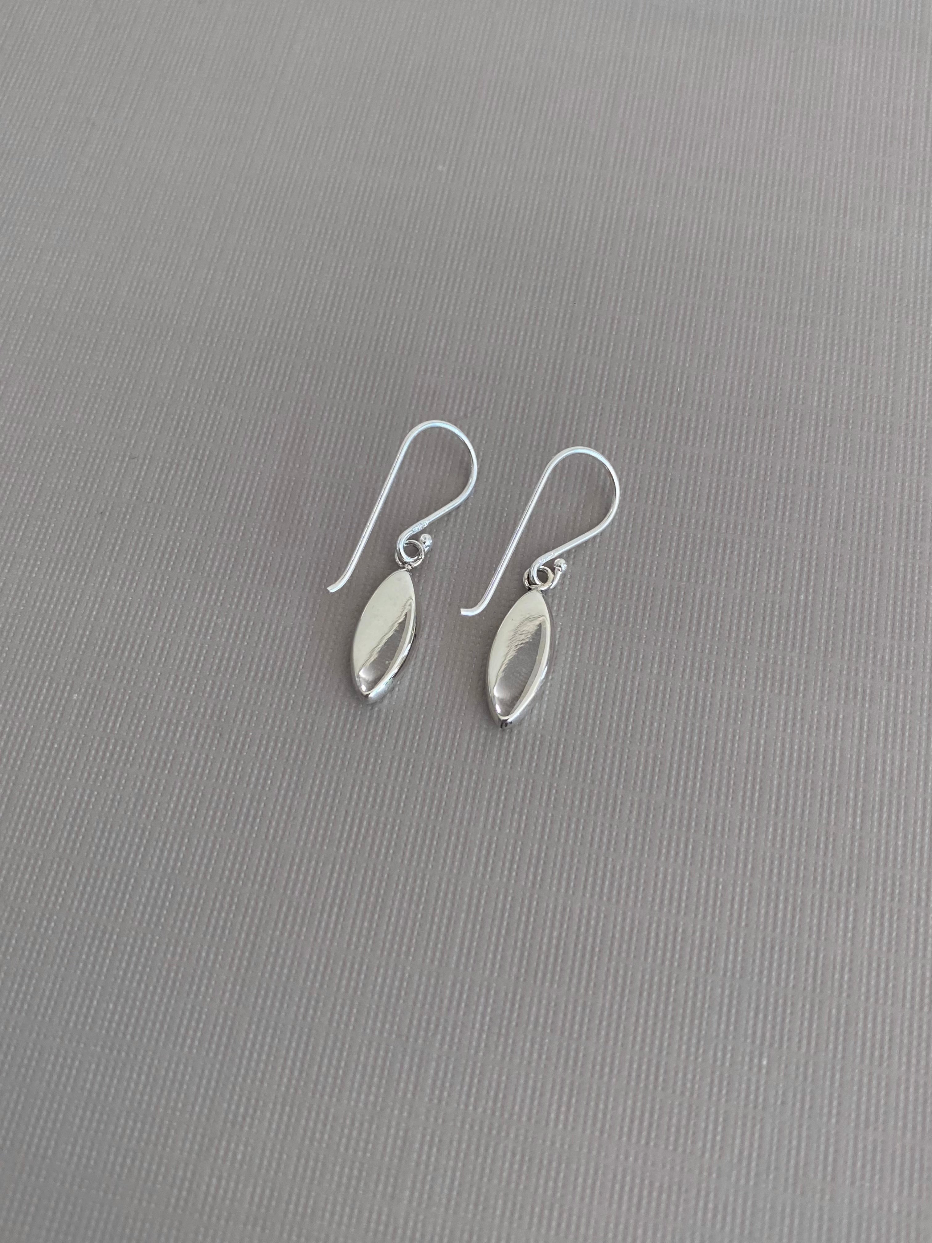 Oval Drop Earrings