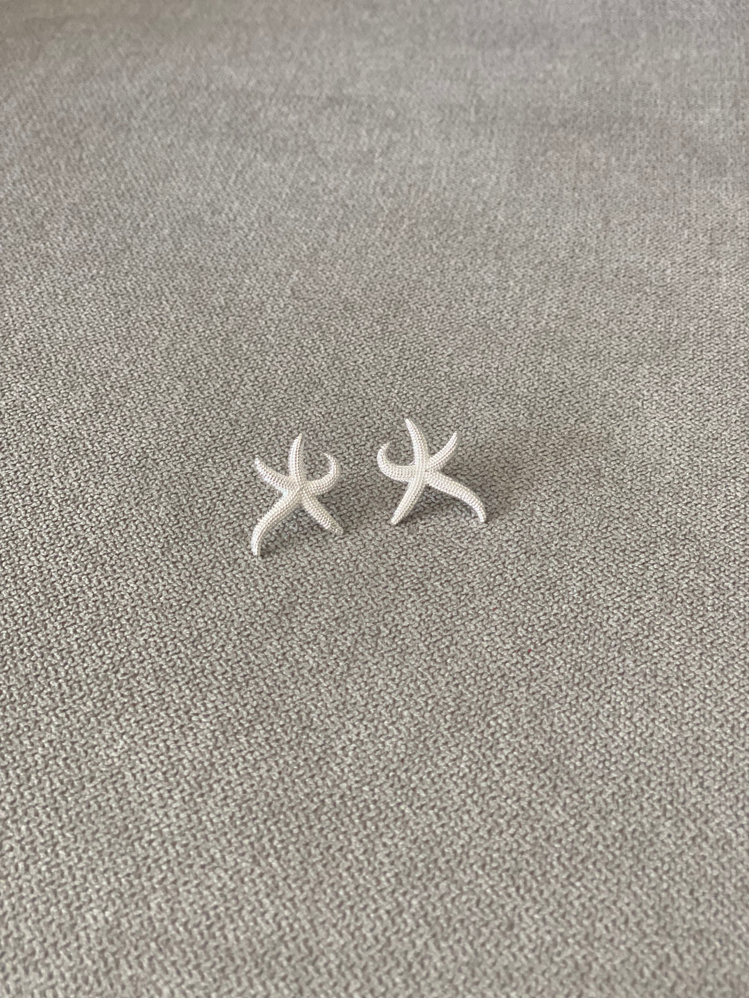 Starfish Matte Stud Earrings