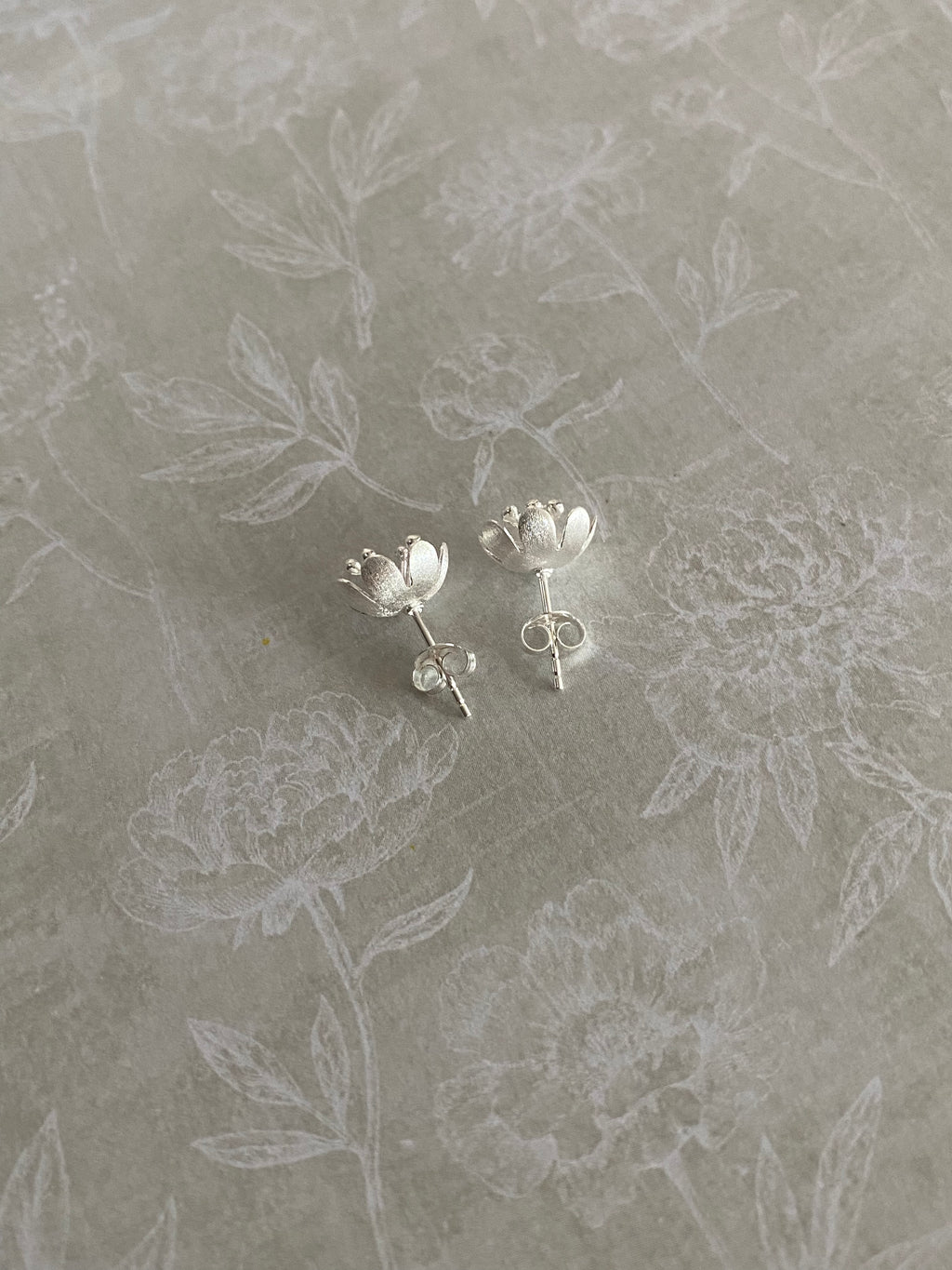 Matte Bloom Stud Earrings