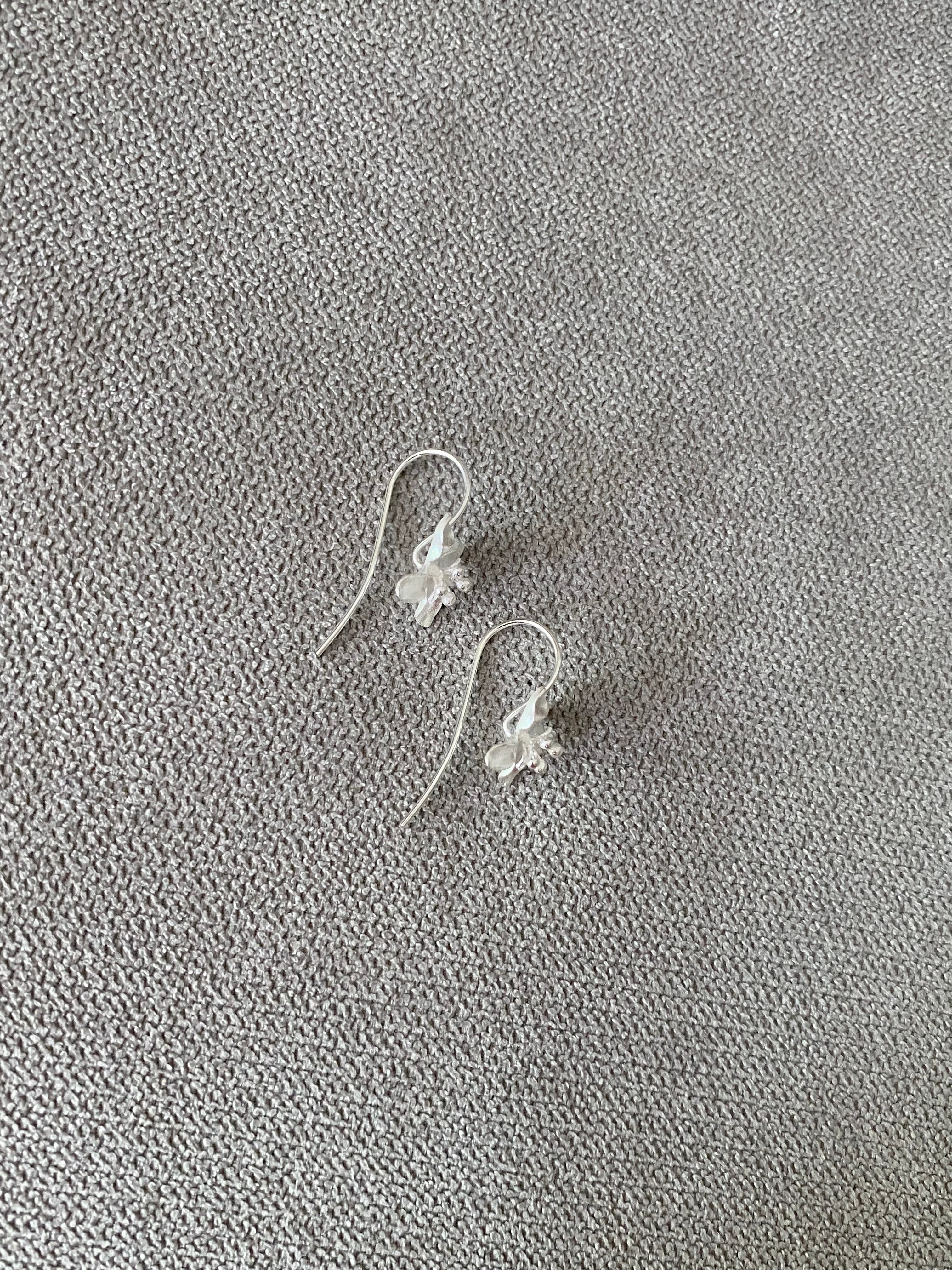 Flower Hook Earrings