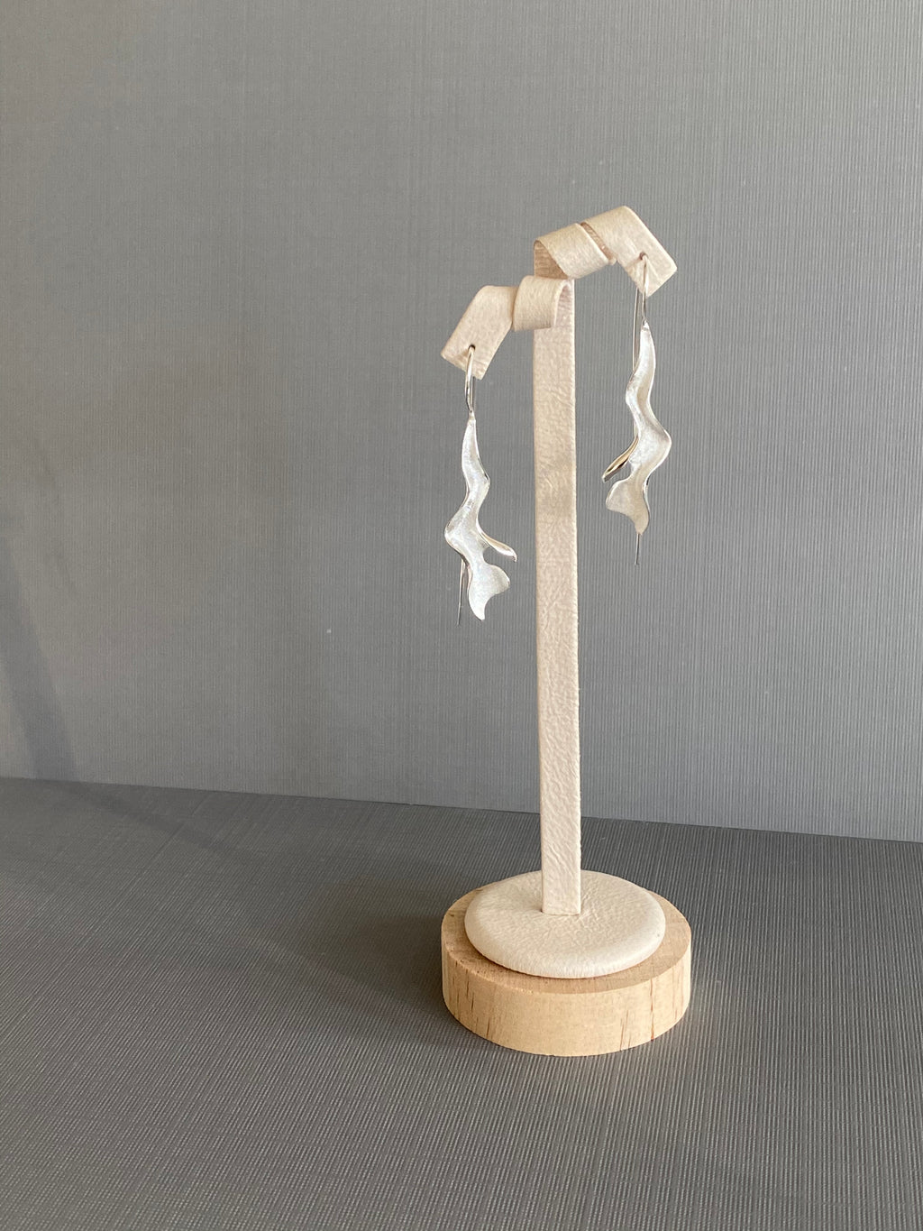 Silver Twist Earrings