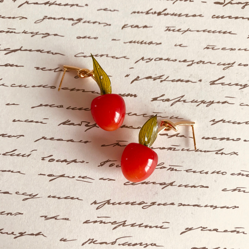 Apple Earrings