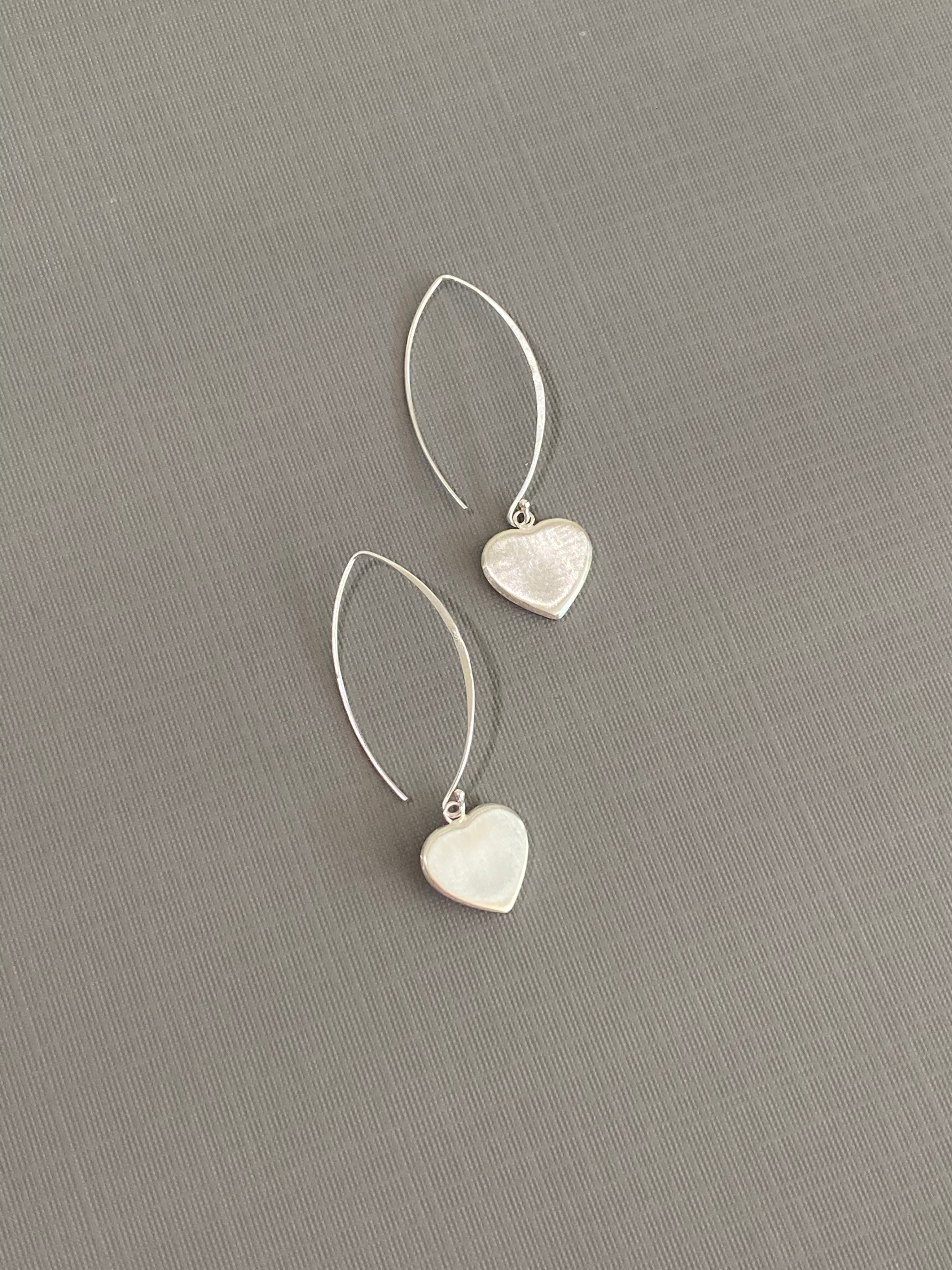 Heart Drop Earrings