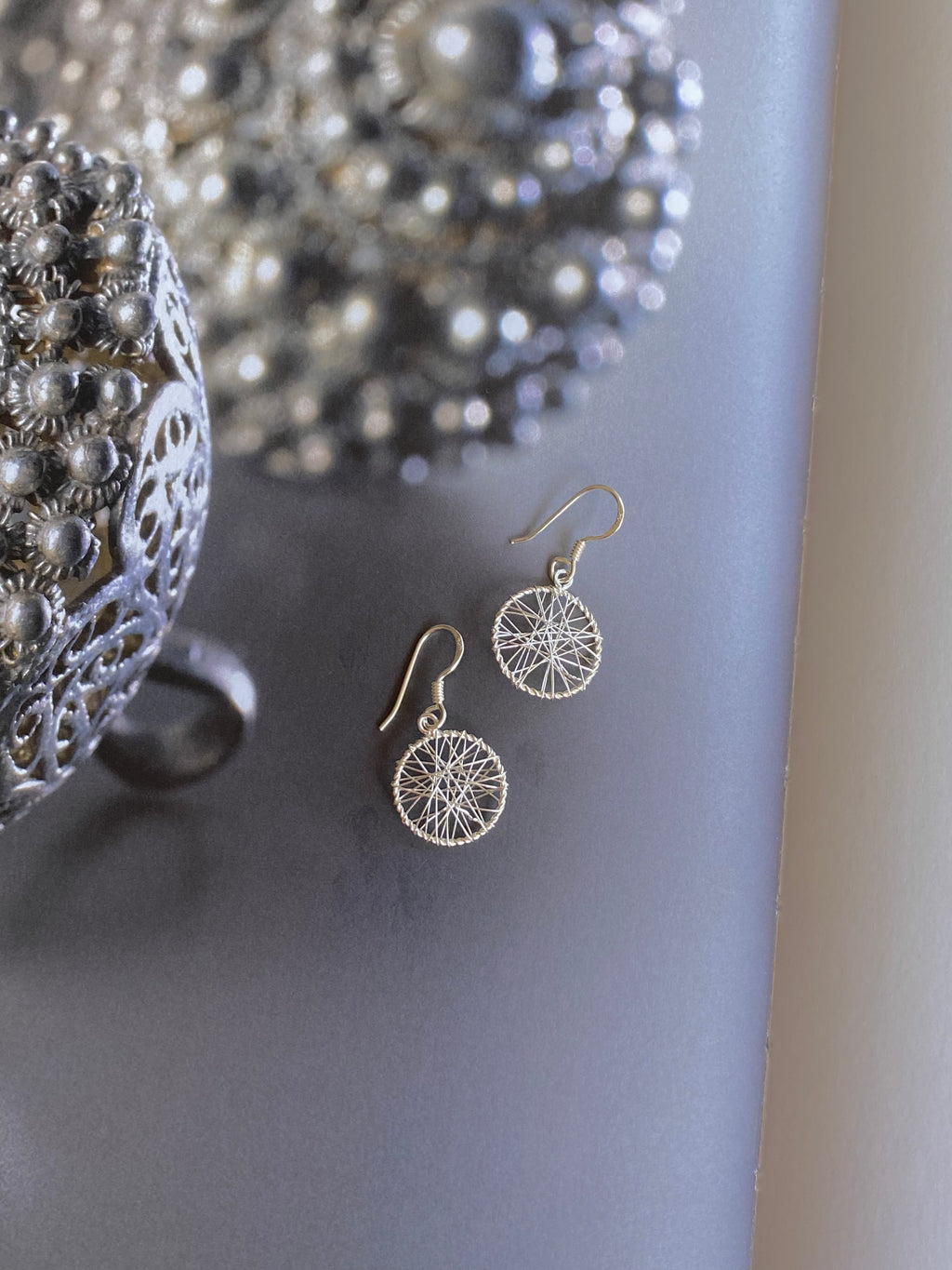 Wire Circle Earrings