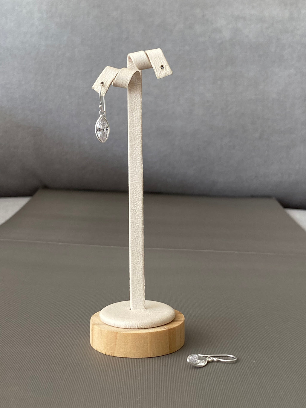 CZ Drop Hook Earrings